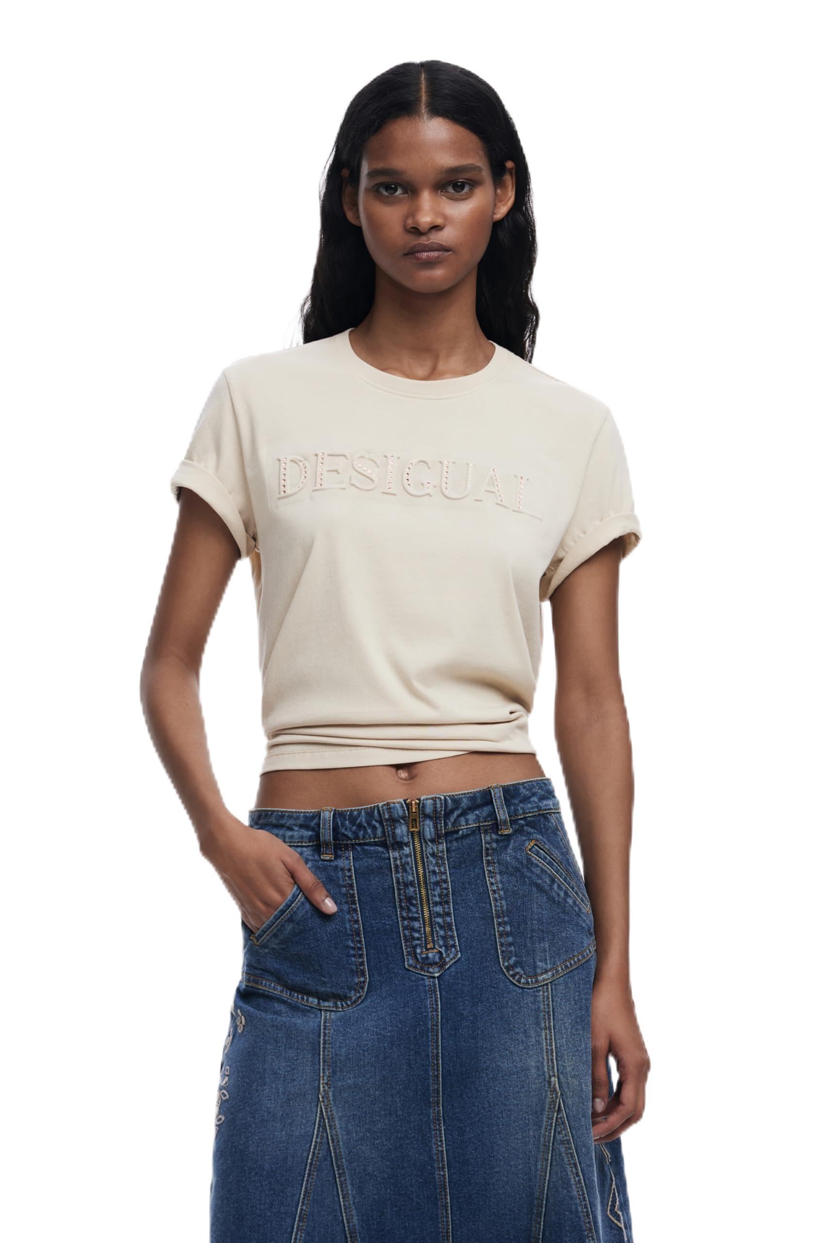 Desigual TS_Brandy, 1001 RAW, M White