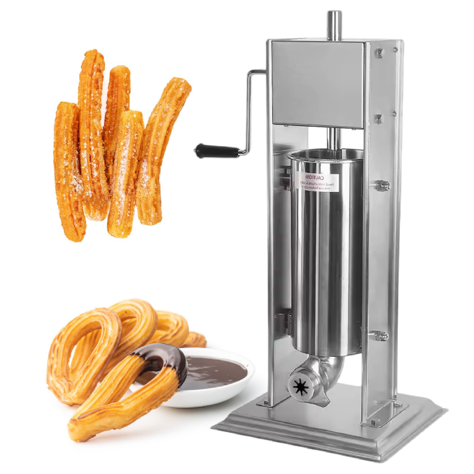 Machine de remplissage de dessert en acier inoxydable, machine à churros et beignets verticaux pour la maison, les restaurants et les boulangeries