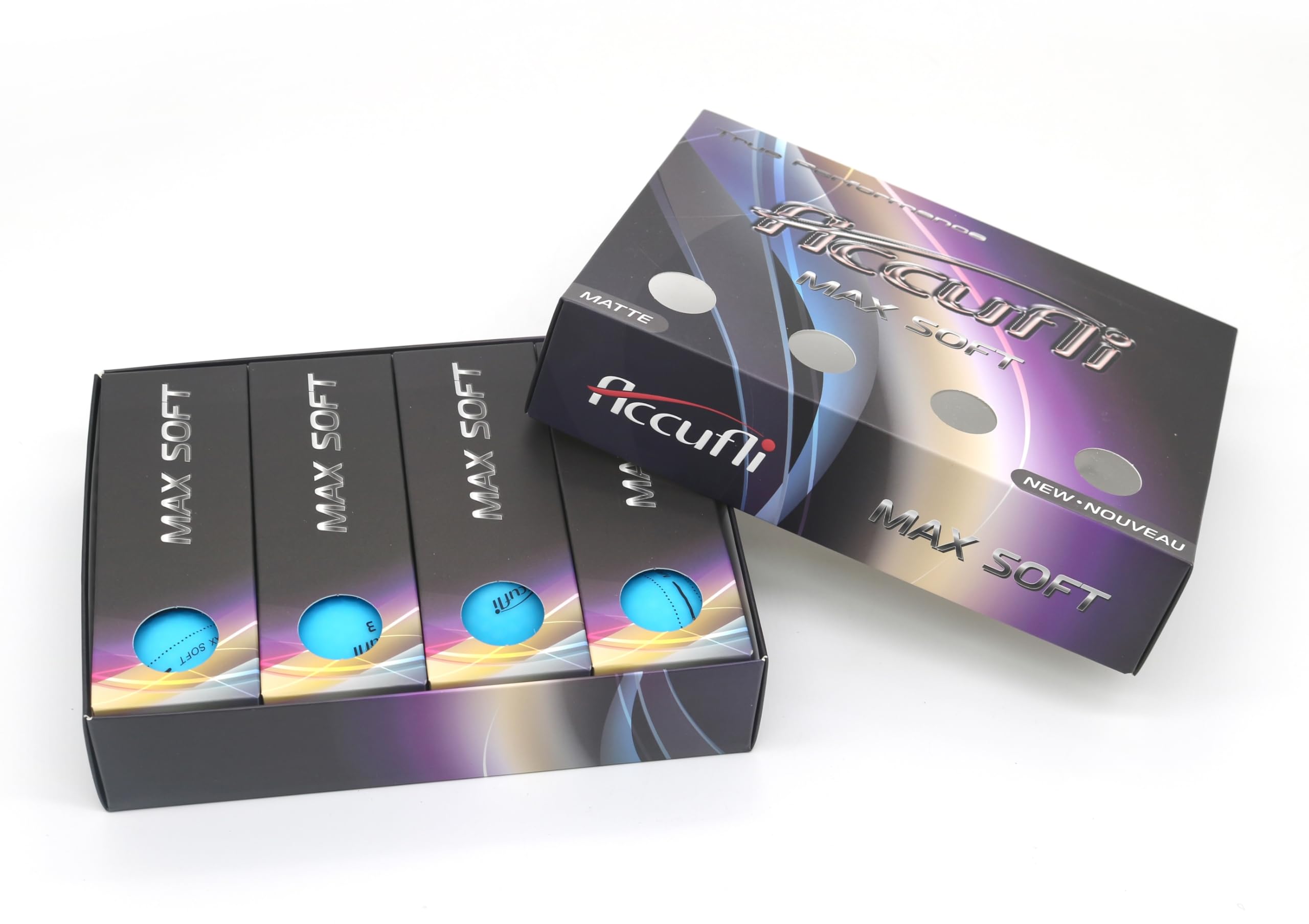 ACCUFLI Max Soft Matte Golf Balls