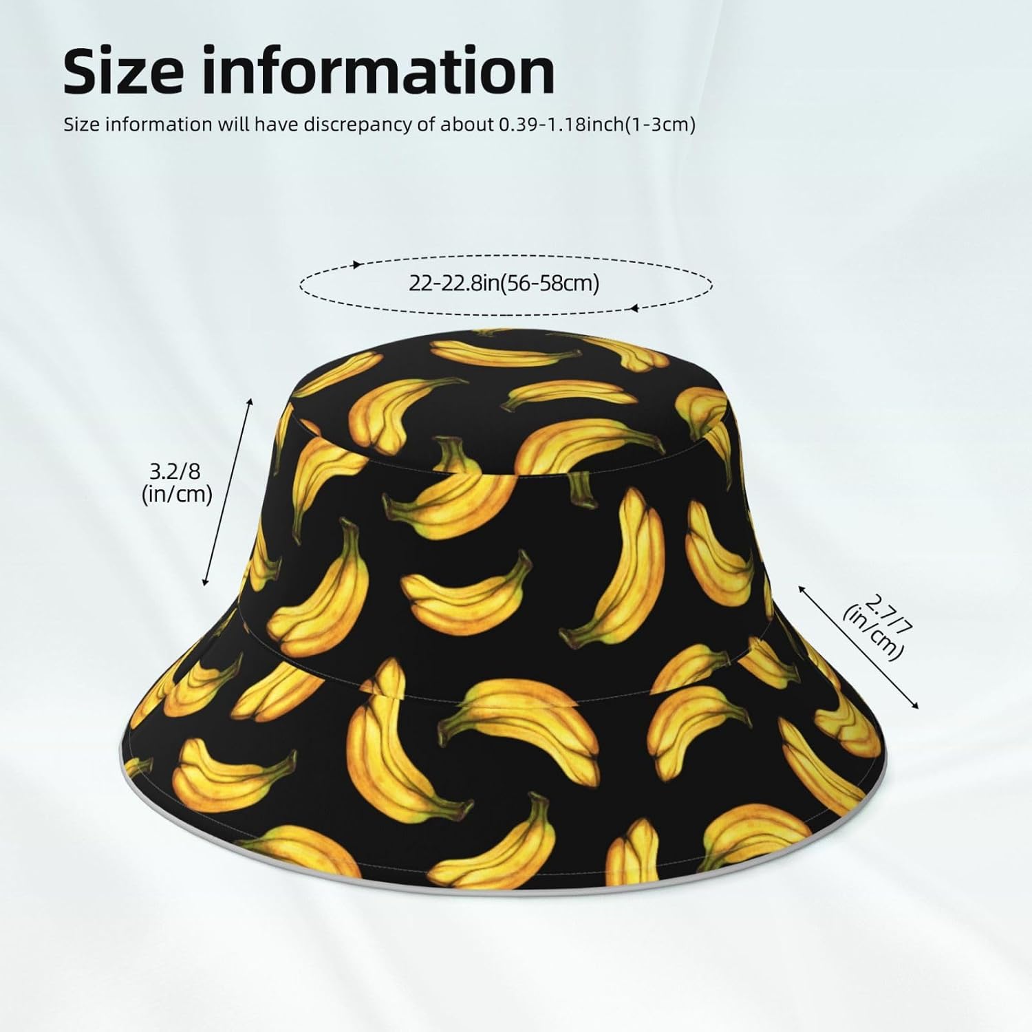 Bucket Hat Beach Summer Sun Hat Reversible Fisherman Hats Double Sided Wearing for Women Men Boys Girls - Image 4