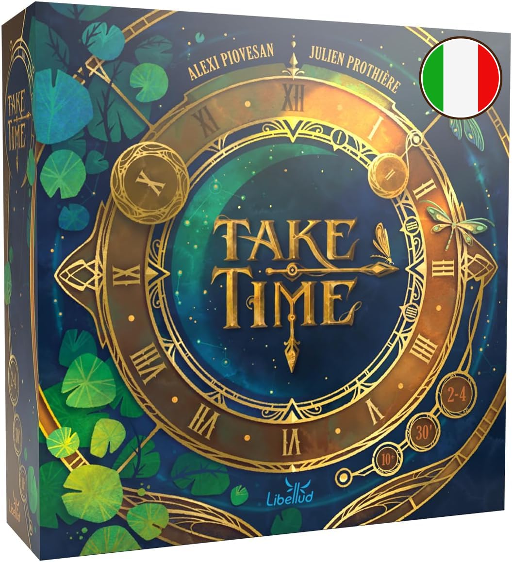 Asmodee Take Time, Gioco Collaborativo di Deduzione per 2-4 Giocatori dai 10 anni in su, un Gioco Strategico e Dinamico, partite di circa 30 minuti, Edizione in Italiano