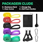 Resistance Bands- Pull Up Assist Resistance Exercise Bands Exercise Loop Bands,for Working Out, Fitness, Training, Physical Therapy Pouch for Workout Home Gym Exercise for Men and Women