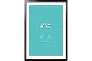 LaVie Home 27 x 40 Picture Frame, Timeless Black Masterpiece to Enhance Your Decor