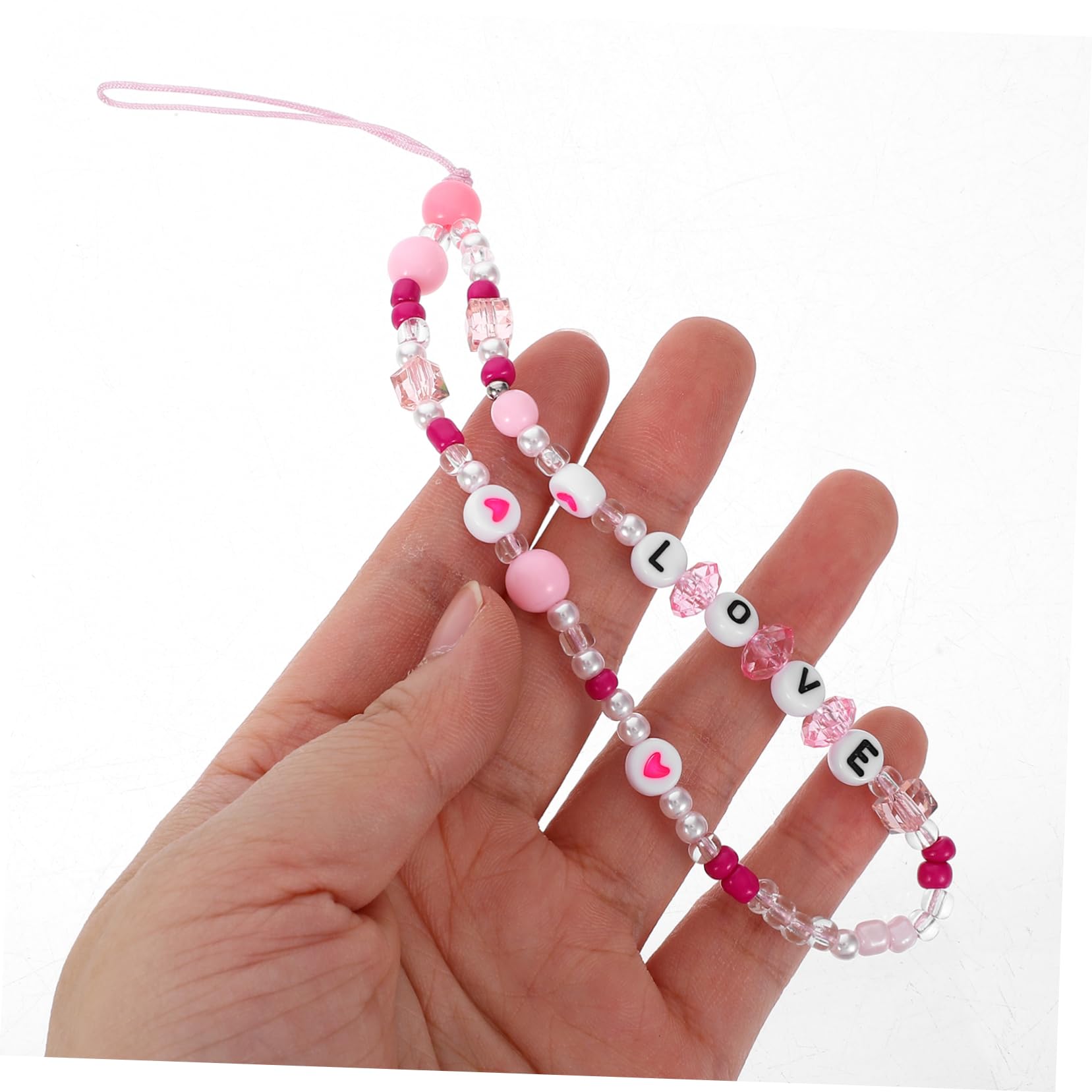 Uonlytech Lanyard Resin Beaded Chain Lost Chain Stylish Decor Wearable for Daily Use