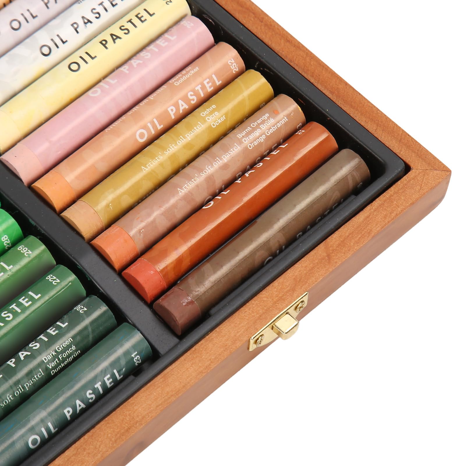 Professionelles Ölpastell-Set mit 72 Farben, weich, mischbar, hochpigmentiert – Künstlerbedarf für Anfänger, Schüler, Maler, Zeichner, Skizzieren, Porträts und Landschaften