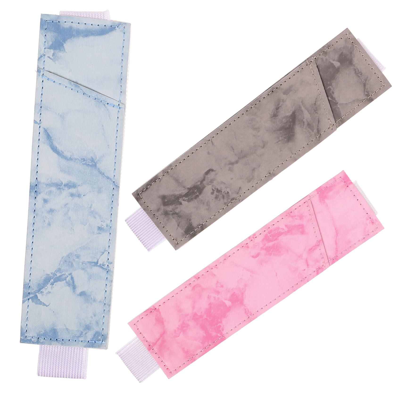 DOITOOL 3 Set Portapenne Elastico Pu Da Custodia Per Penne Per Quaderni E Taccuini Design E Facile Colore Casuale 3 Pezzi*3