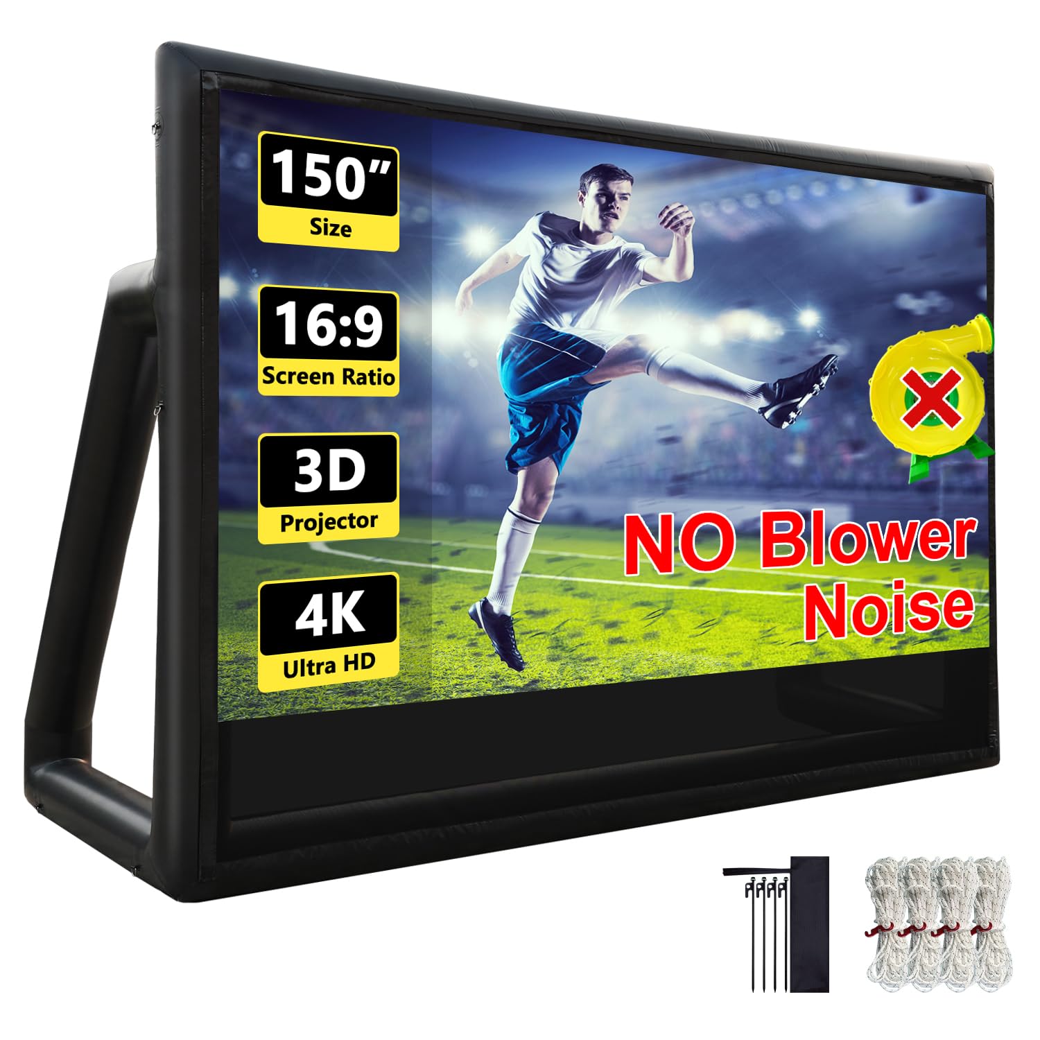 Photo 1 of **NEEDS A NEW INNER TUBE** Iuoni Inflatable Projector Screen 150in