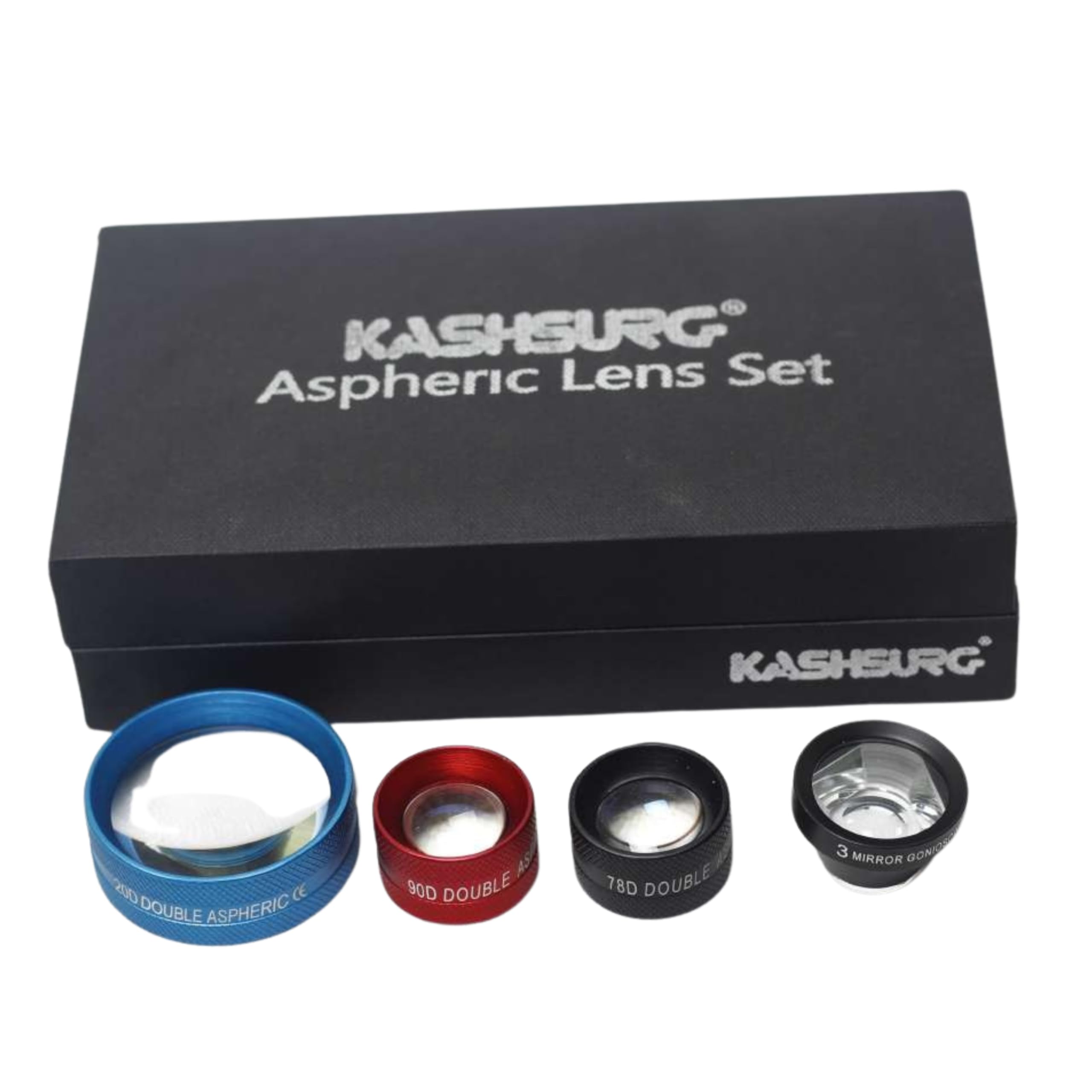 Amazon.com: KASHSURG 78D+90D+20D + 3 Mirror GONIOSCOPE ASPHERIC