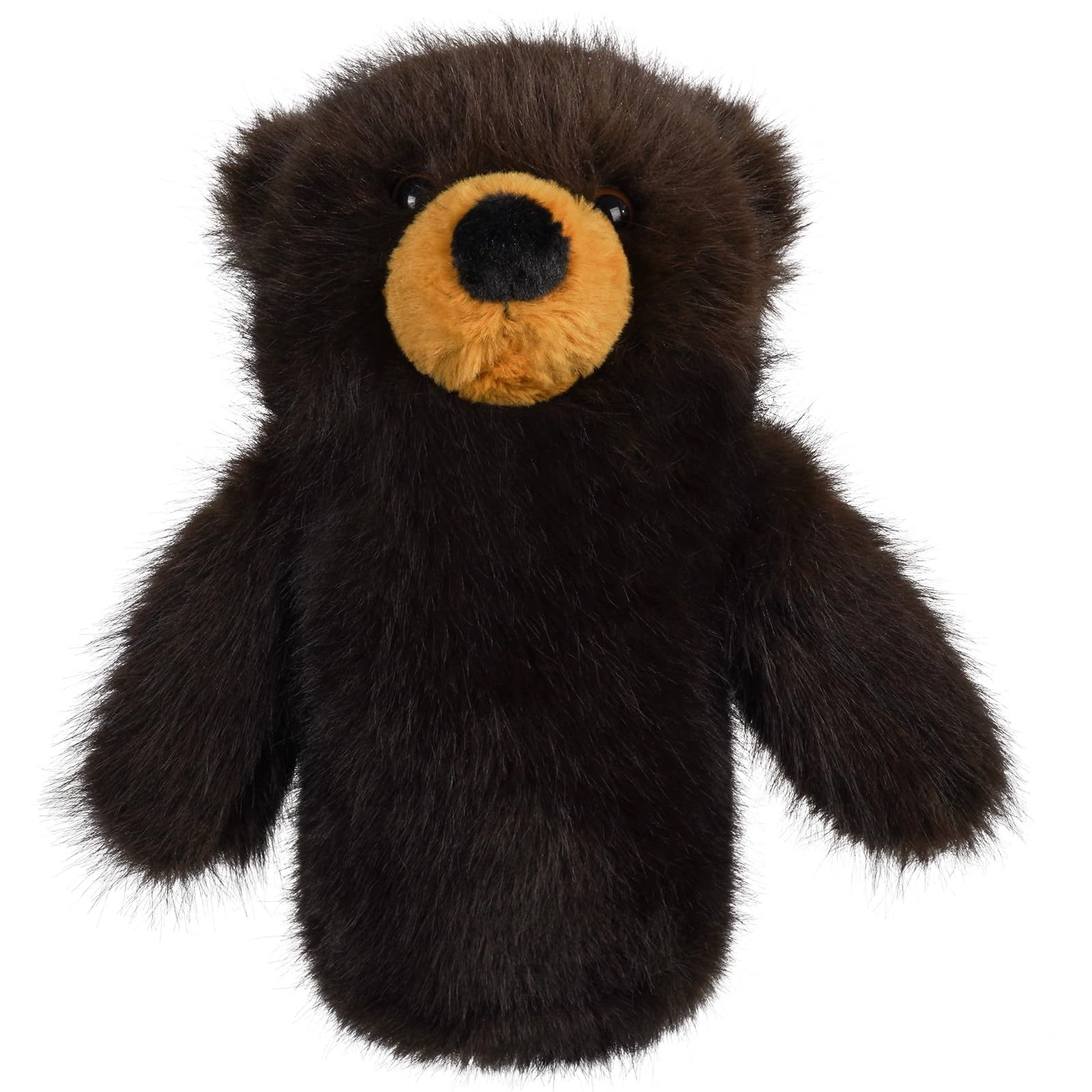 LZFAN Golf Club Covers for Woods and Drivers Funny Driver Headcover Animal Golf Club Head Covers Golf Gifts for Men Women Plush Ursus Arctos
