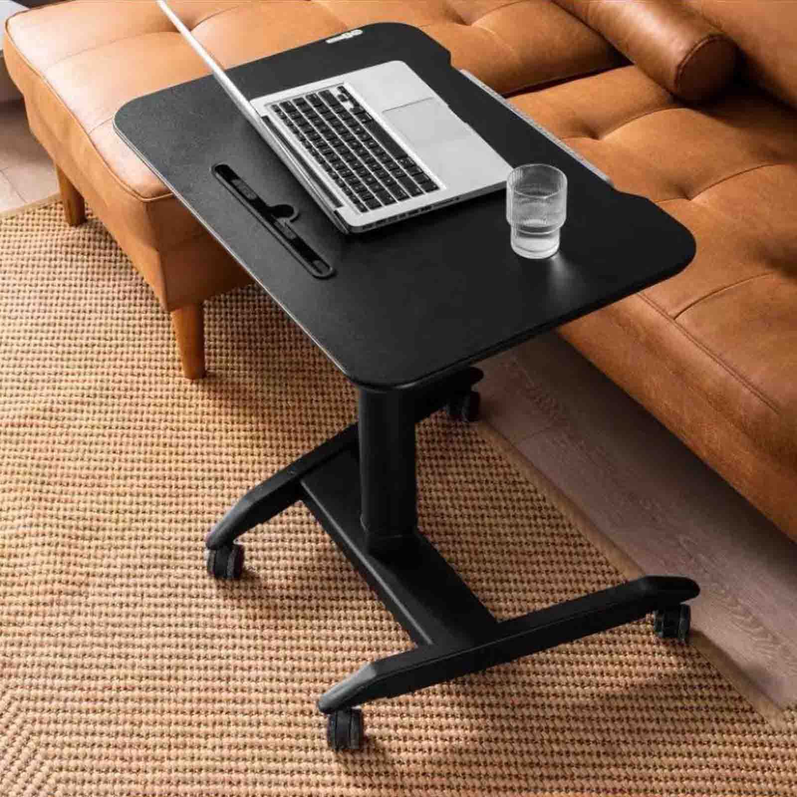 CGCSYZ Folding Computer Desk, Flip Lift Computer Laptop Desk Standing Office Learning Mobile Workbench Folding Storage Desk,Suitable for studying etc.