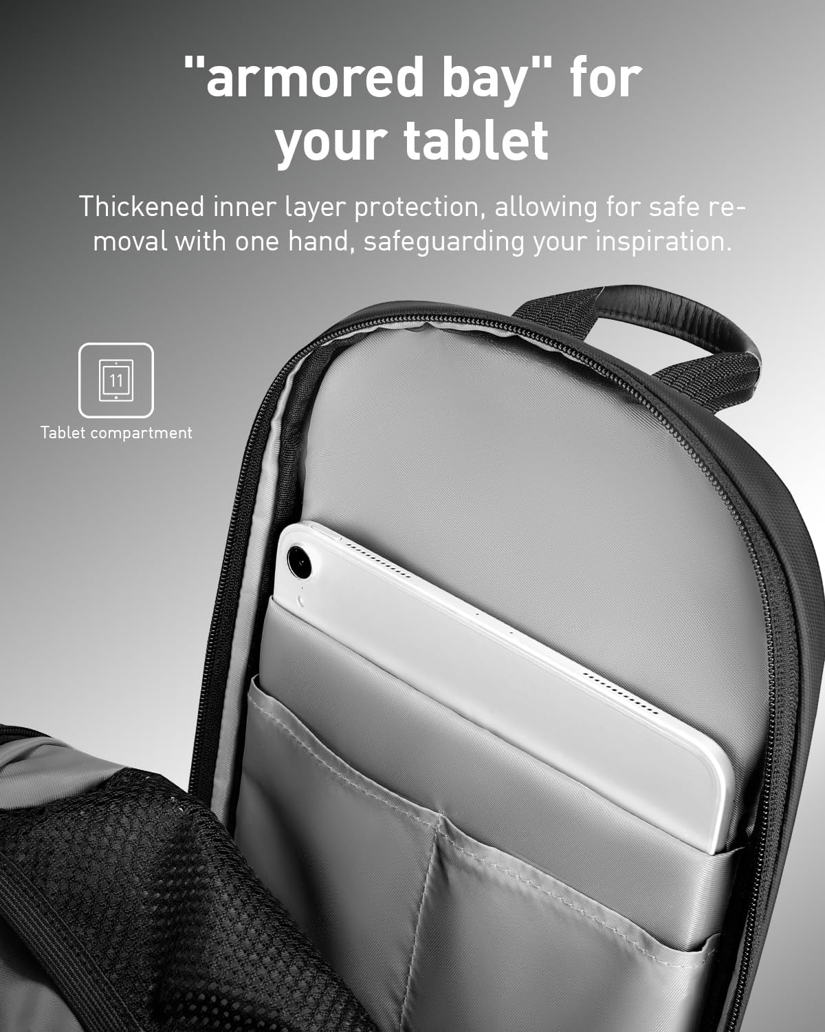 MARK RYDEN Sling Backpack for Men, Waterproof Lightweight Durable Chest Pack Crossbody Bag with 11-inch iPad Compartment, Anti Theft Shoulder Bag for Travel, Commute, Weekend Trips (black)