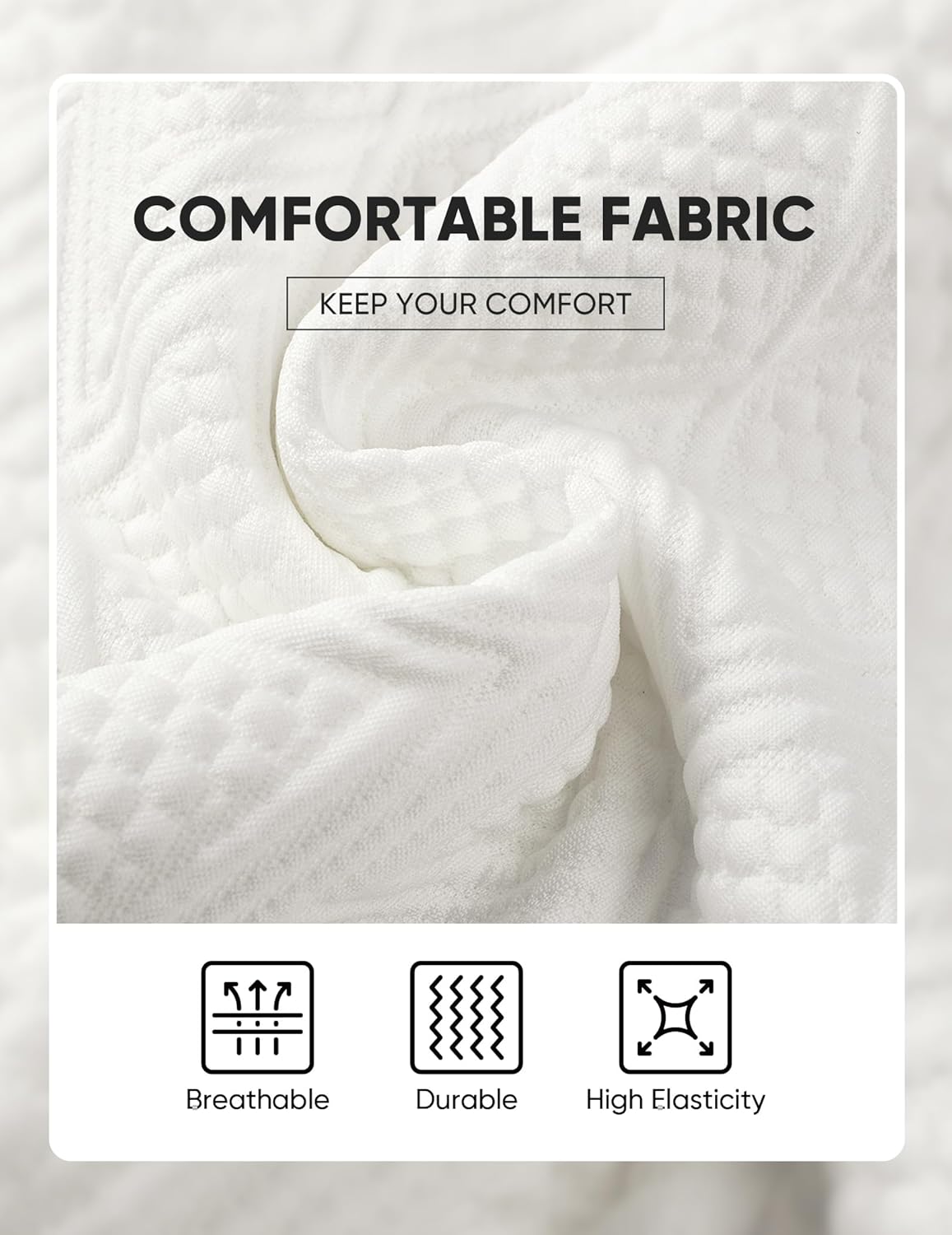 JMIERR Mens Sweat Shorts Casual Stretch Elastic Waist Sweat 7 inch Inseam Lounge Summer Running Shorts with Pockets - Image 7