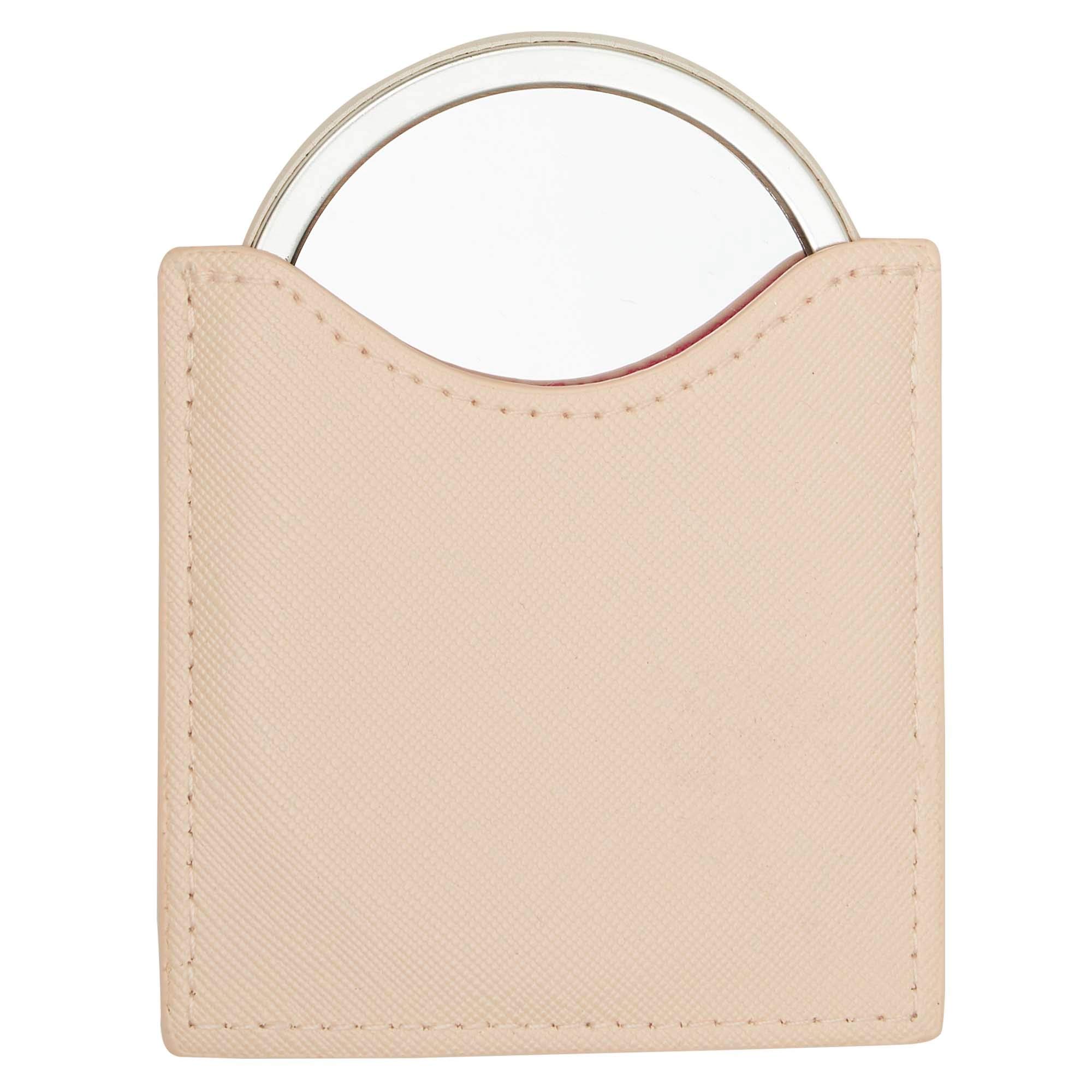 Draeger - Love Mirror - Round Pocket Mirror to Take Anywhere, All Occasions - Dimensions 8.5 cm x 8 cm, Pink, 8L x 8W cm - Image 3