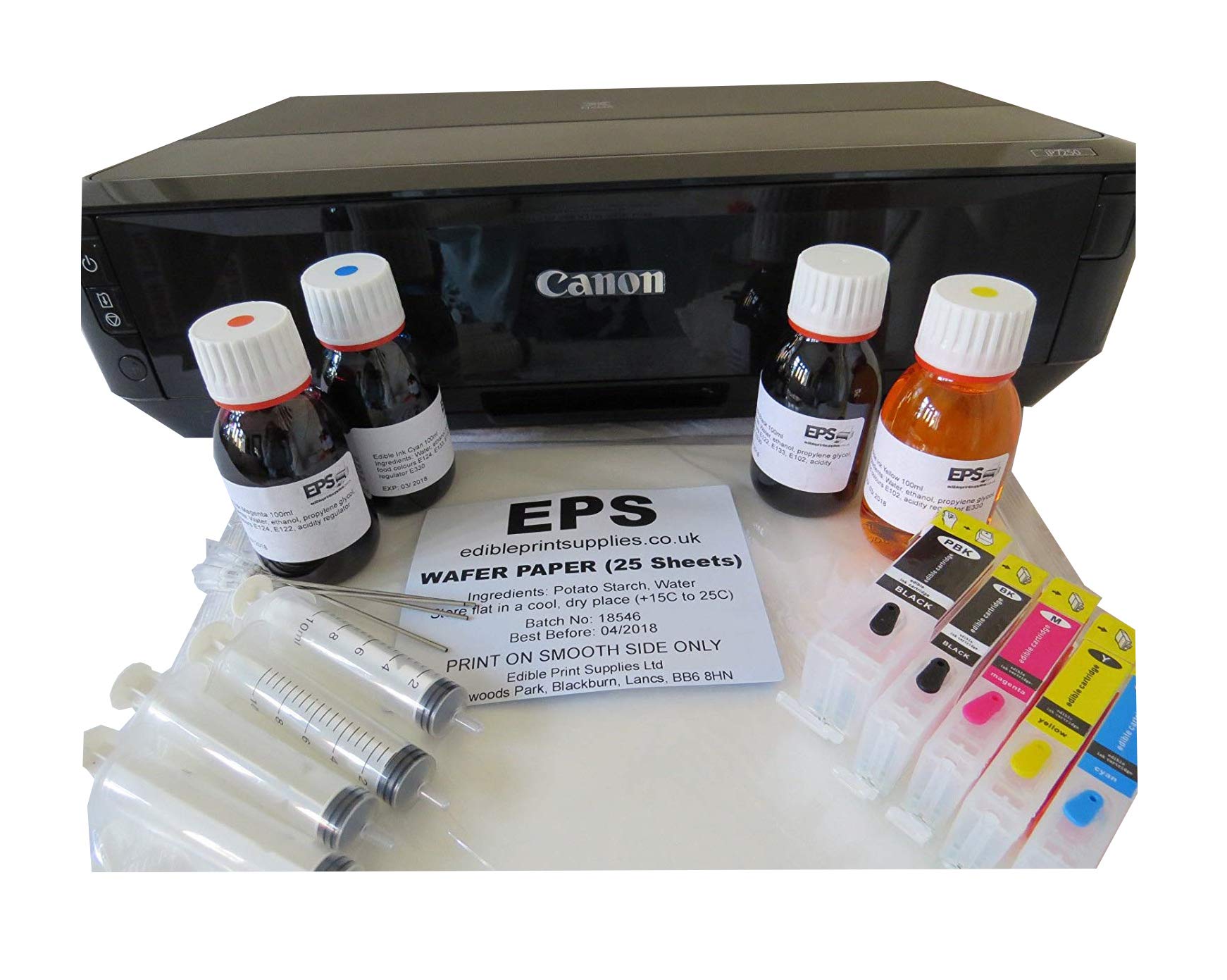 Buy *LAST FEW* IP7250 EDIBLE IMAGE PRINTER KIT (inc refillable
