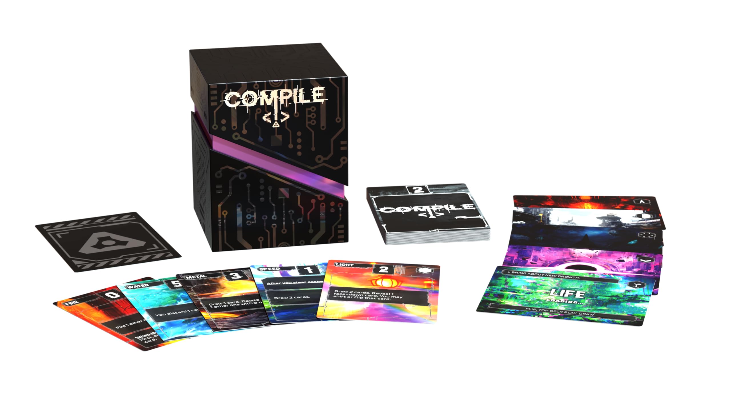Pendragon - Compile MN01 - Edizione italiana - Deck Building, Strategico, Veloce, 1vs1 | 2 Giocatori | 14+ |