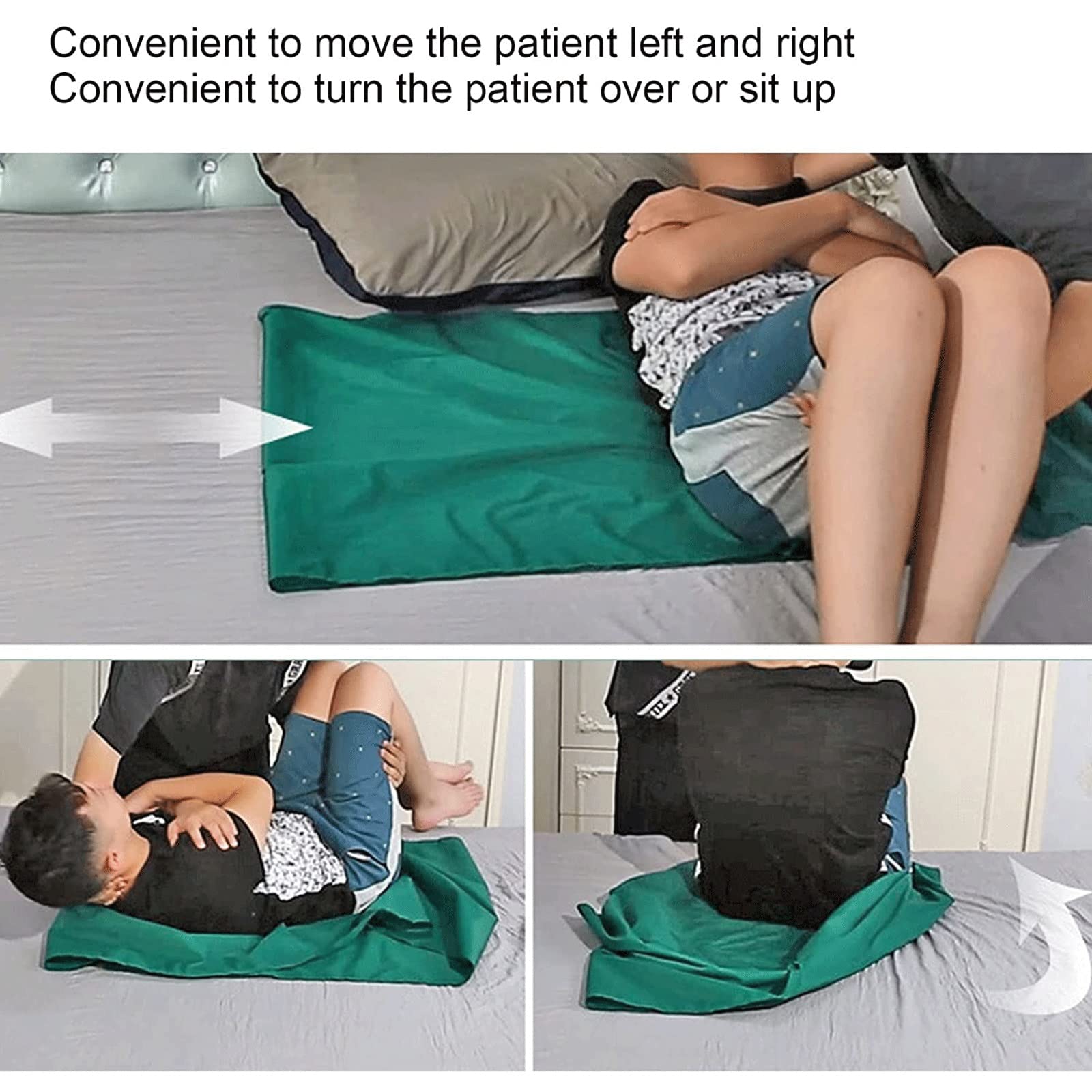 Sábana Deslizante Reutilizable Para El Paciente, Sábanas Multifuncionales Para Transferencia De Pacientes Sábana Deslizante Para Ancianos Paño Deslizante Para Pacientes Postrados ( Size : A(95*75cm) )
