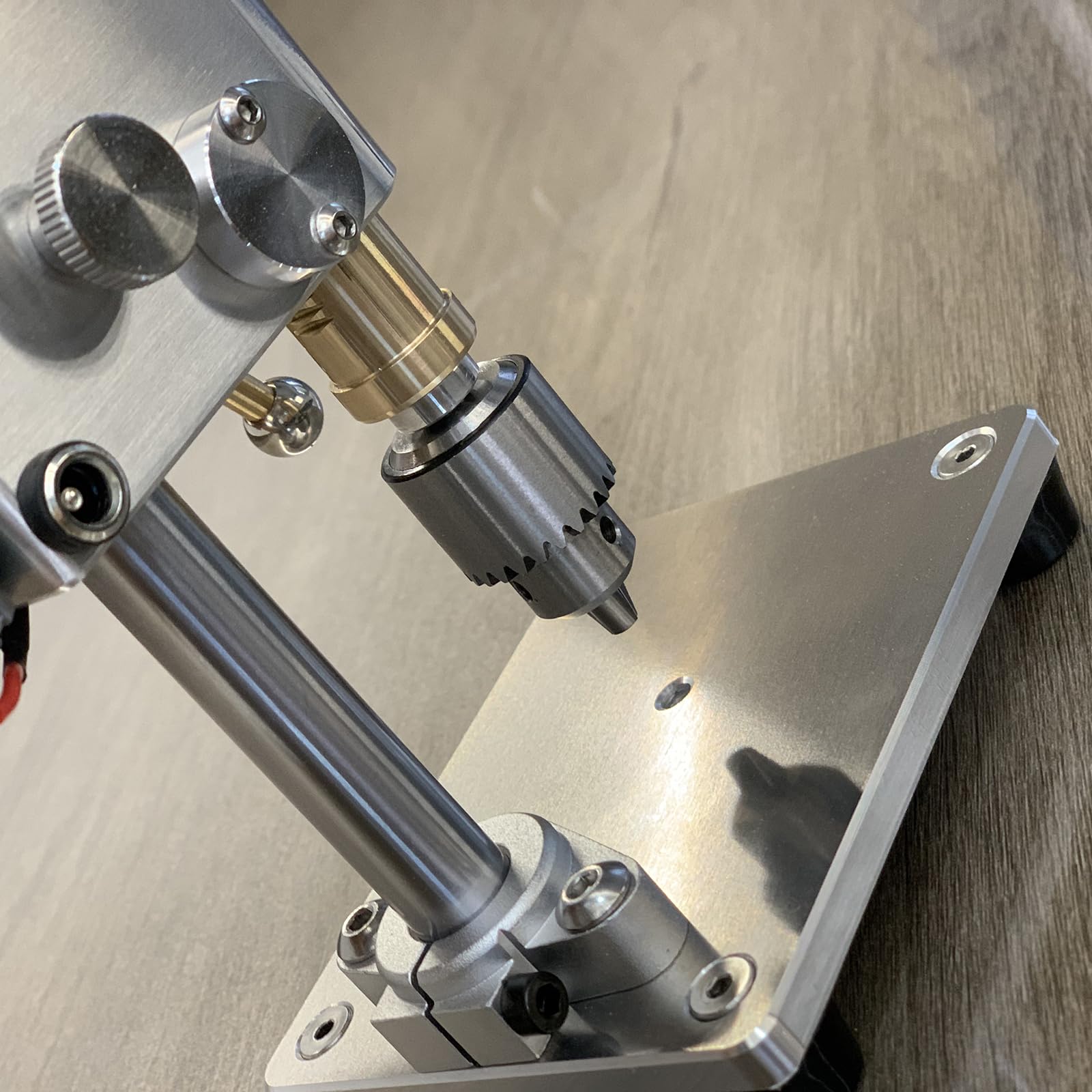 Mini Trapano a Colonna Da Banco, Trapano Da Banco per Orologi Di Precisione, Velocità Regolabile, Trapano, Attrezzatura per La Riparazione Di Orologi, Struttura per Trapano Da Banco Di Livello Industr