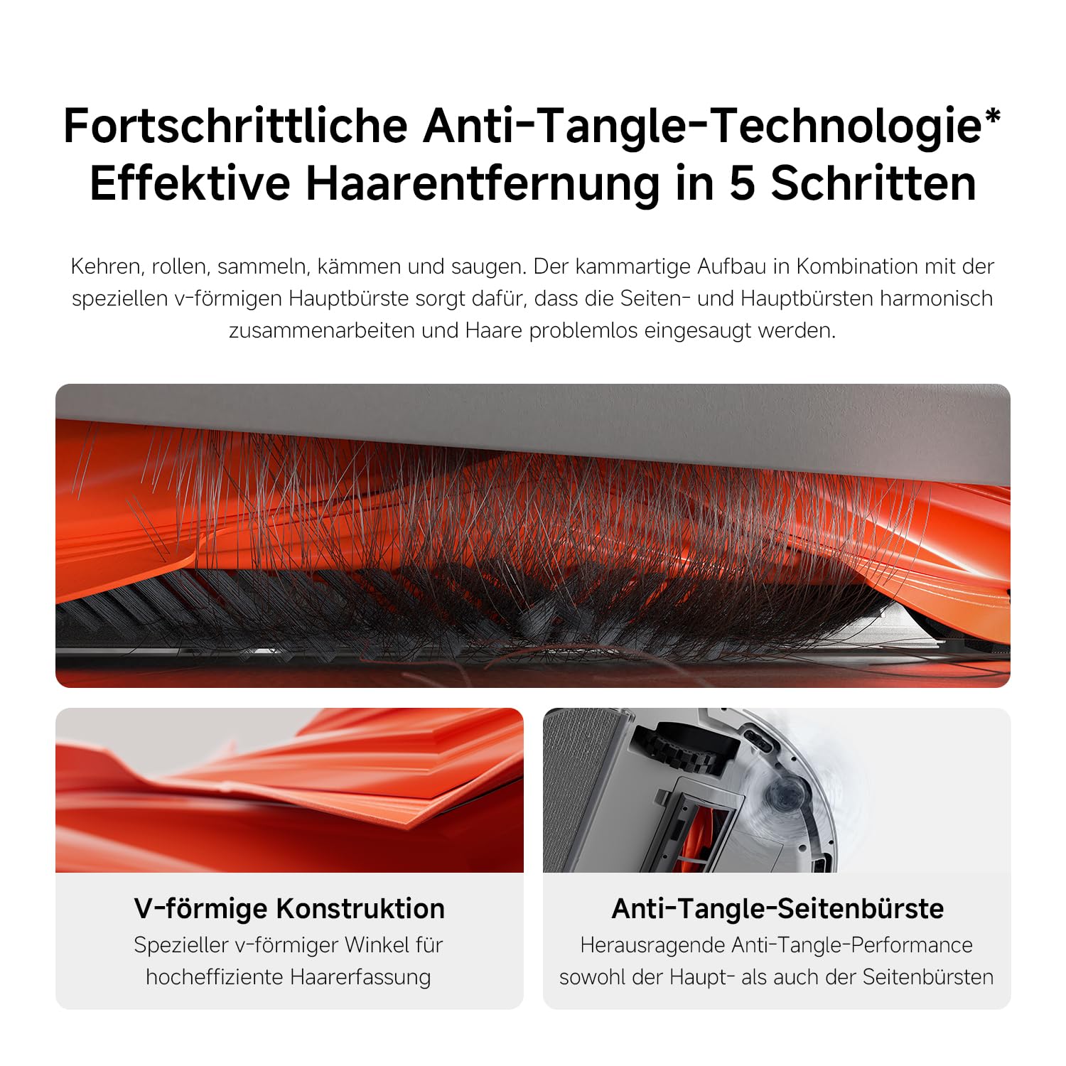 XIAOMI H40 Saugroboter, 10000Pa, LDS-Navigation, smarte Kartierung, Anti-Verwicklung, Auto-Entleerung, 180 Min Laufzeit, Home App & Sprachsteuerung