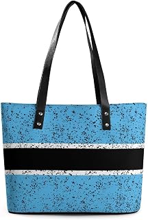 Botswana Flag Tote Bag for Women Large Travel Bag for Weekend Travel