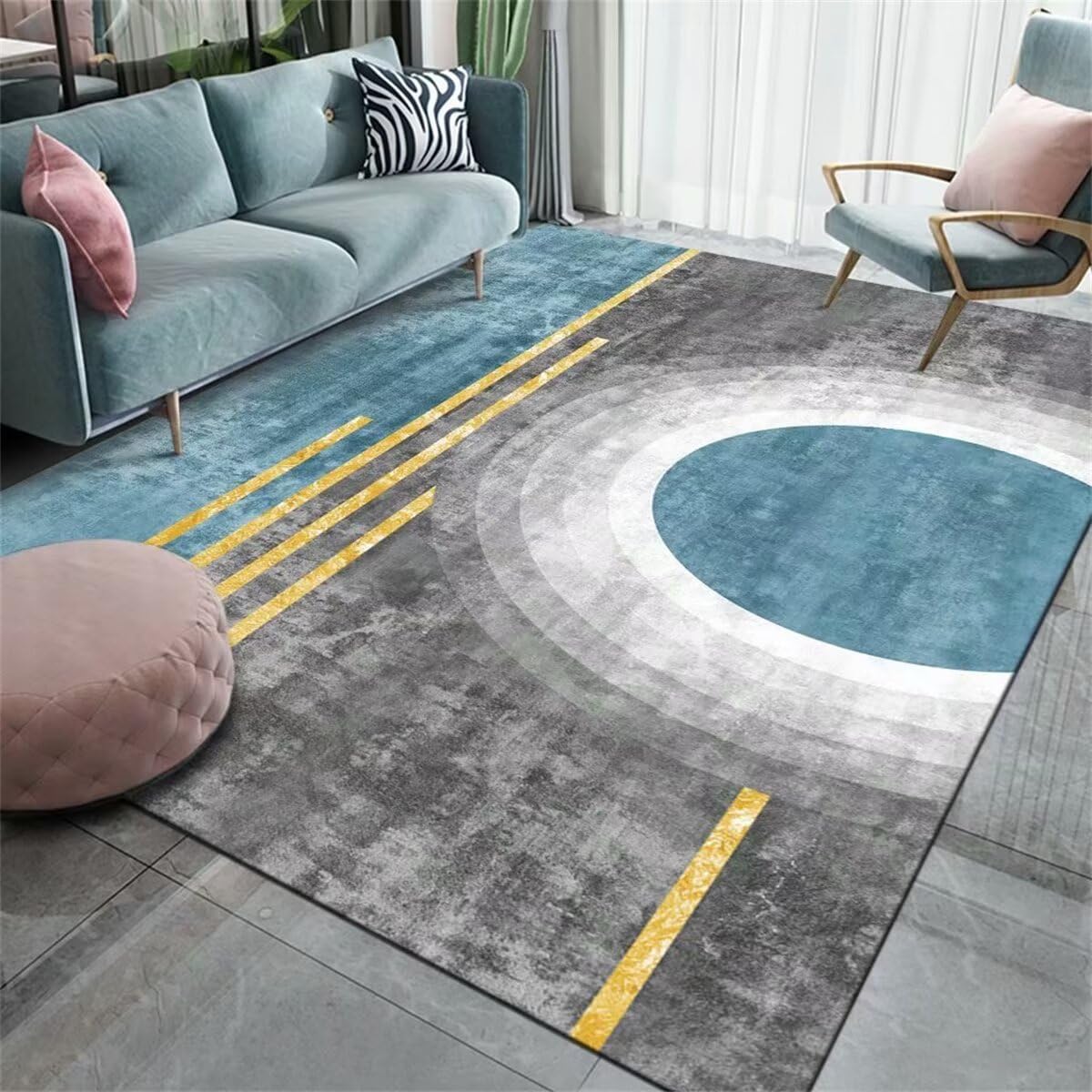 Tapis de porte d'entrée intérieur grand format pour protéger et décorer la salle à manger