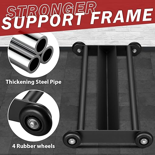 Miniatura 3 de GMWD Glider de jamón de glúteos, rodillo comercial para isquiotibiales con ruedas lisas, ruedas de ejercicio multifuncionales, gimnasio en casa,