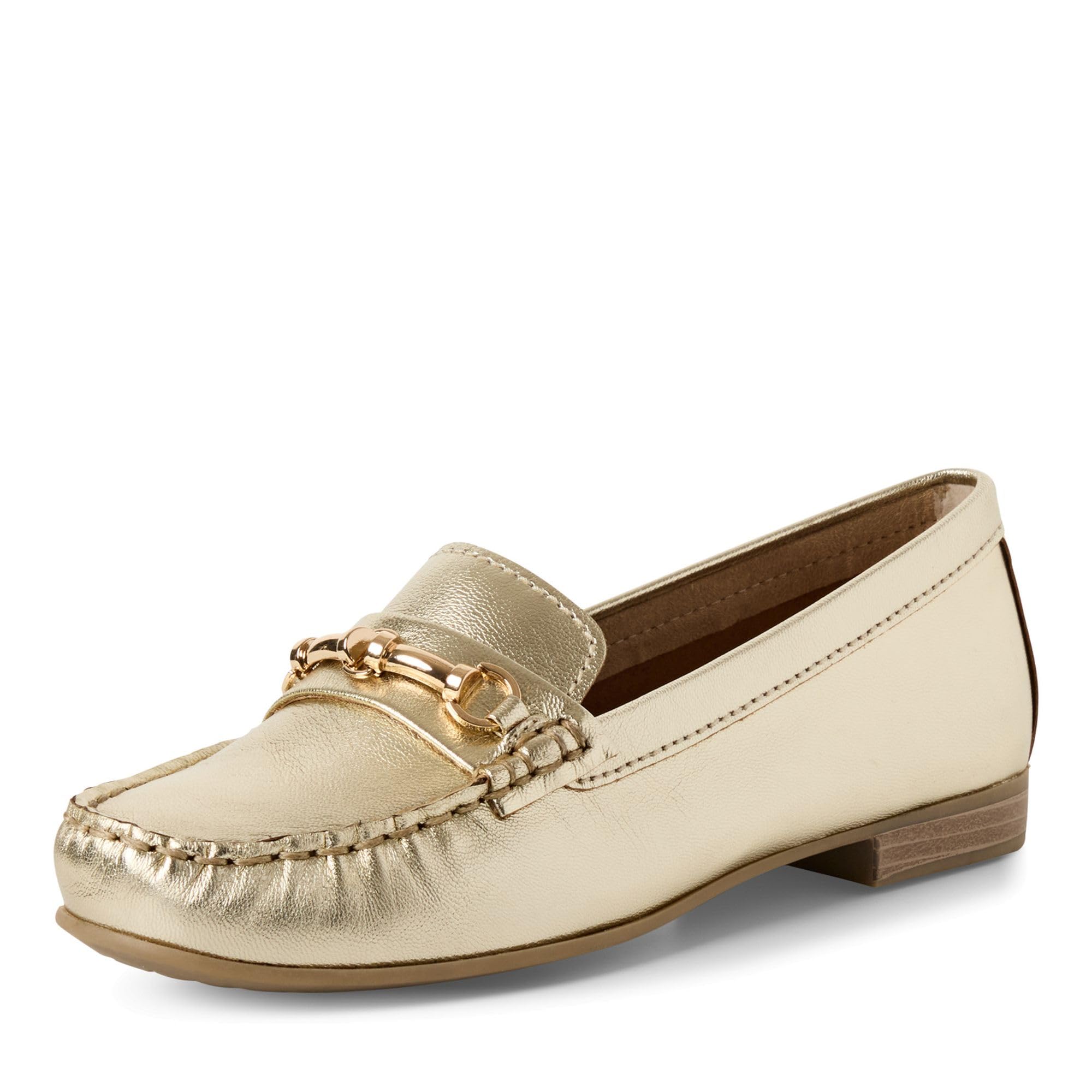 Marco Tozzi Damen Mokassins aus Leder Elegant