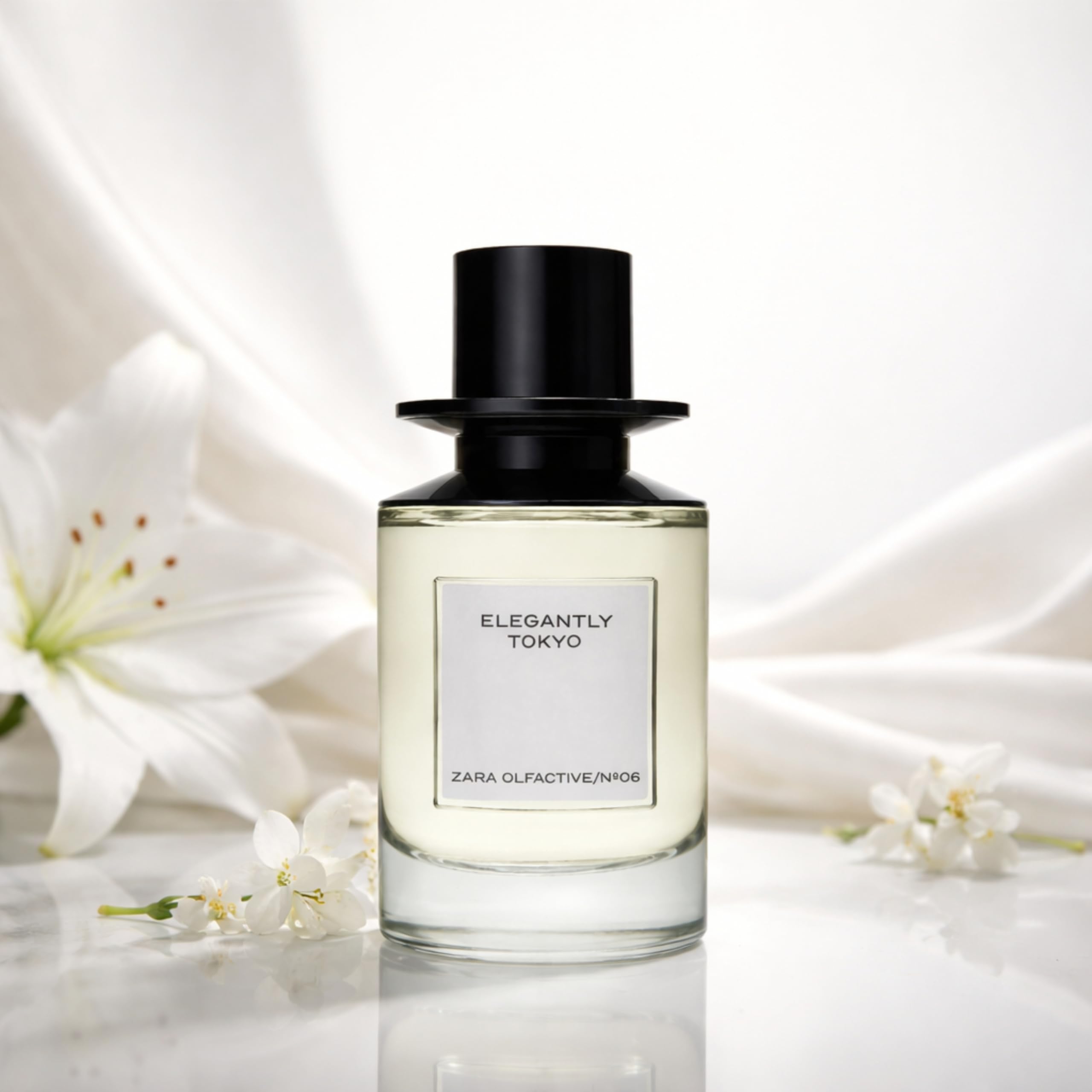 ELEGANTLY TOKYO Parfüm Eau de Parfum 100ml Damen Herren Unisex Floral Moschus Duft Lilie Jasmin Akigalawood Clean Fresh Duft frische Wäsche eleganter Designer Duft langanhaltend Geschenkidee Parfum