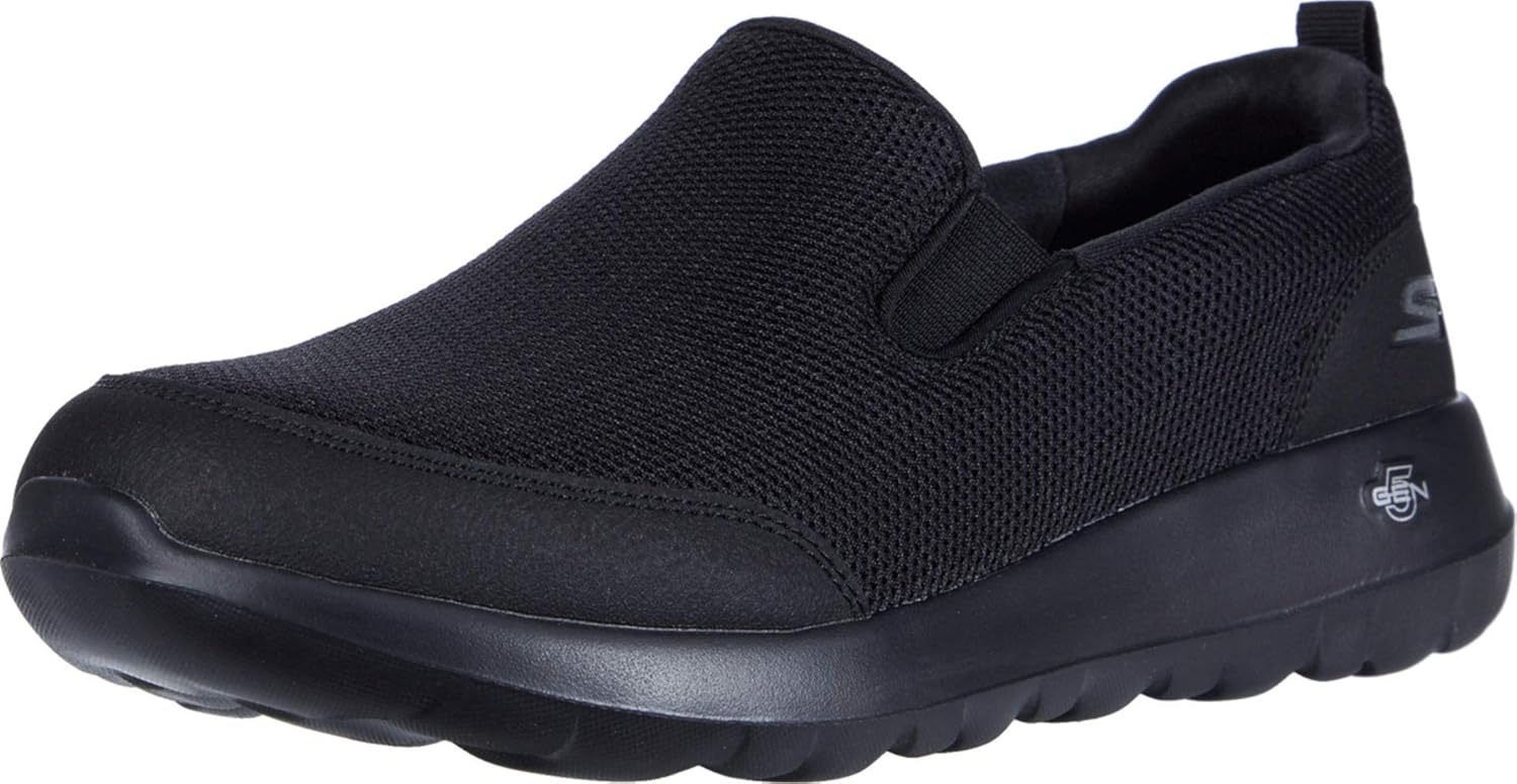 Skechers Males’s Go Max Clinched-Athletic Mesh Double Gore Slip on Strolling Shoe