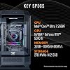 Computadora de escritorio para gaming Thermaltake LCGS Reactor u2670T (Intel® Core™ Ultra 7 265KF, memoria DDR5 RGB de 32GB 6400MT/s, NVIDIA GeForce® RTX 5070 Ti, 2TB NVMe M.2, WiFi, Windows 11) T3BK-B860-57T-LCS 3
