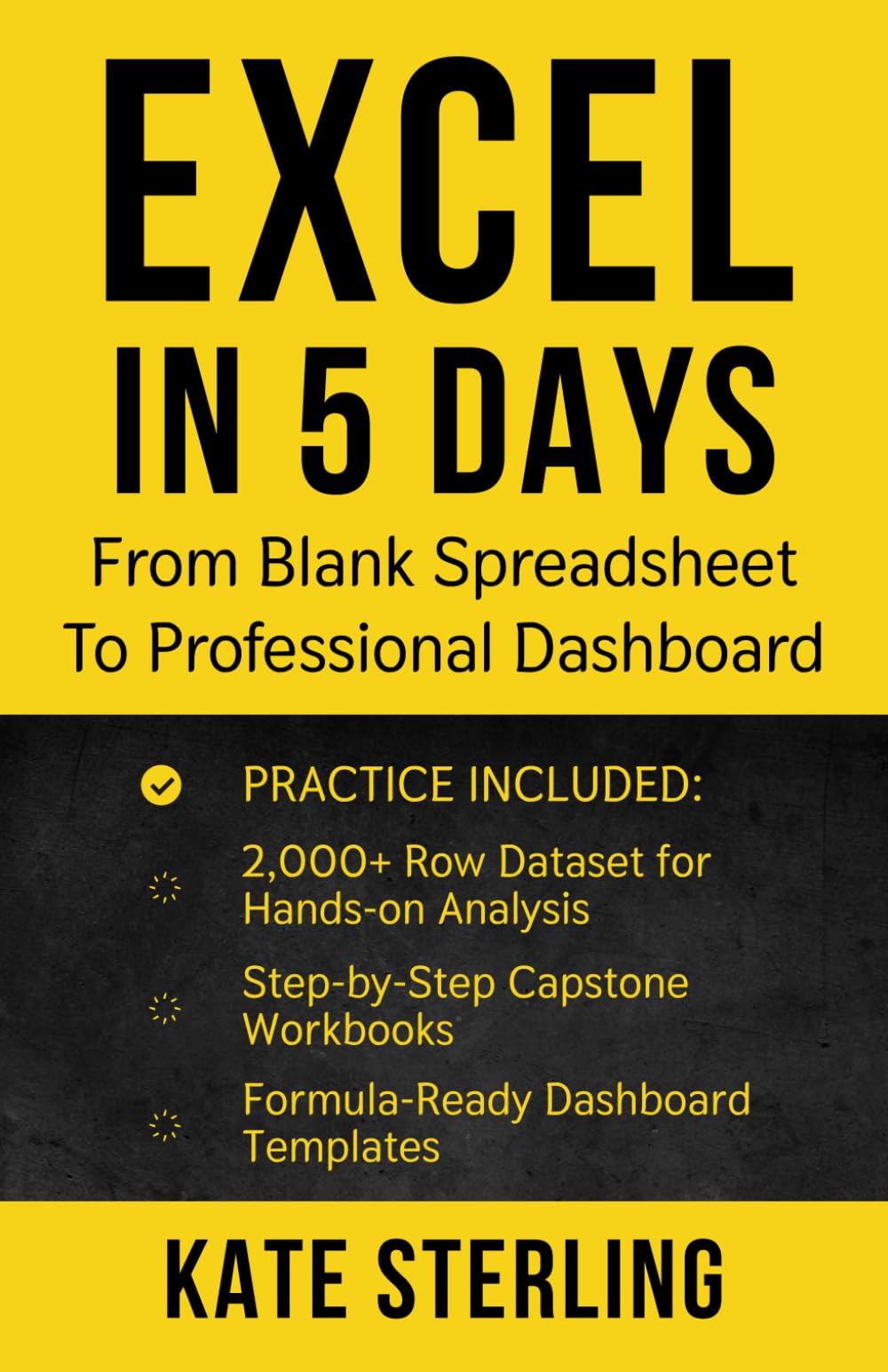 EXCEL IN 5 DAYS: FROM BLANK SPREADSHEET TO PROFESSIONAL DASHBOARD (Learn Excel for Beginners)
