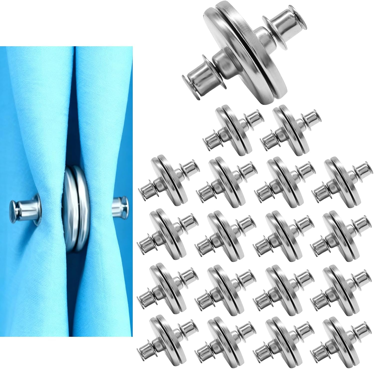 20 Pairs Magnetic Curtain Clips image 5
