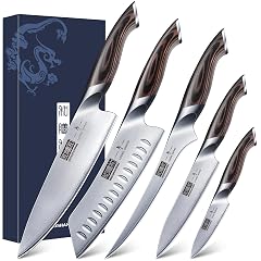HOSHANHO 5 Pieces Knife Set Japanese High Carbon Stainless Steel Kitchen Knife Sets Professional Ultra Sharp Chef Knives