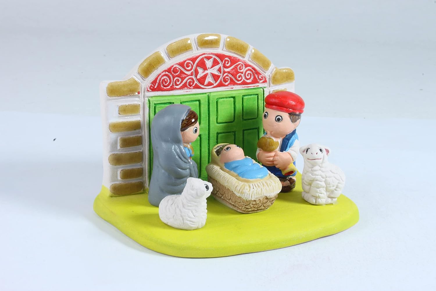 HandPainted Ceramic World Nativity Scene (Malta) BigaMart