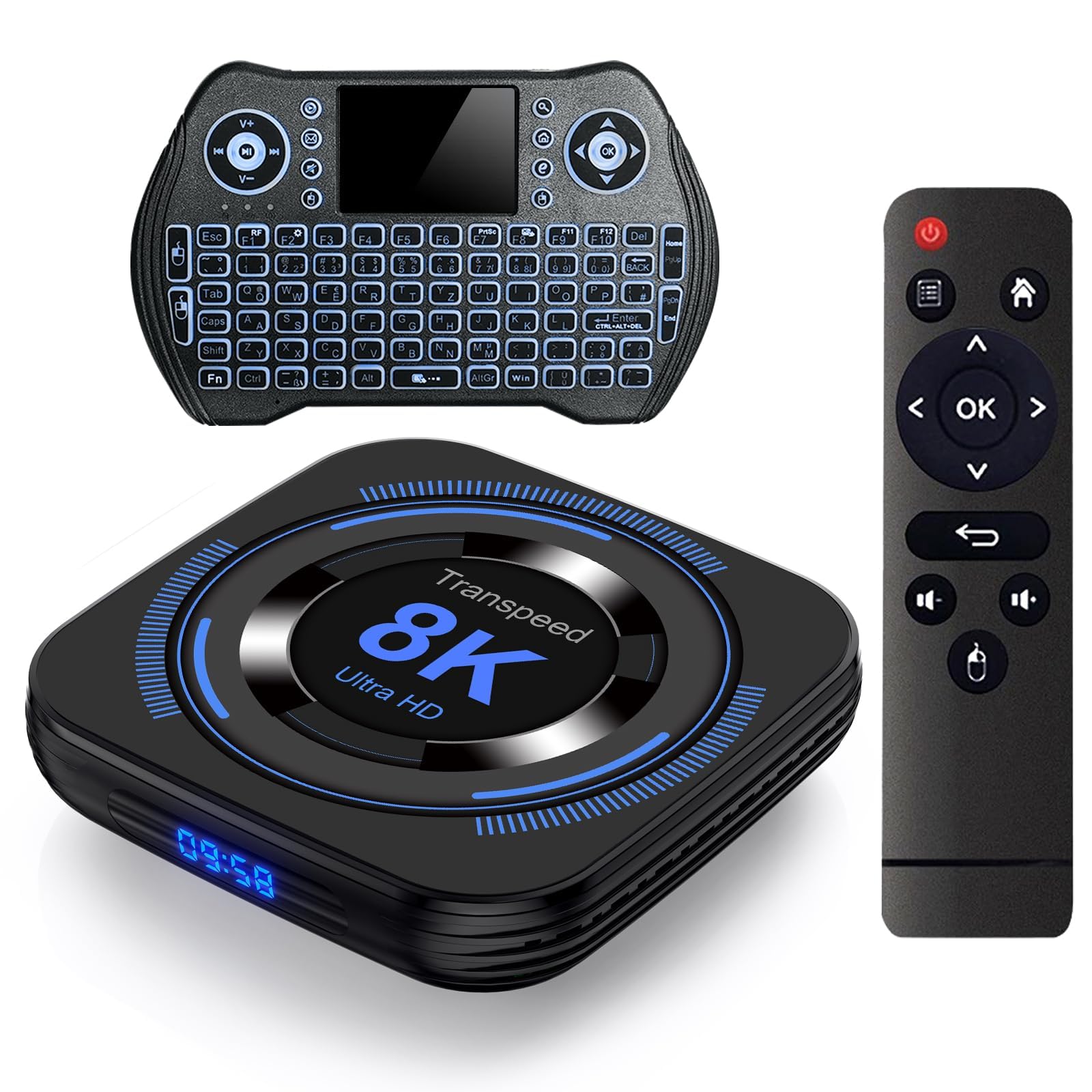 Amazon.com: Android TV Box 12.0 2GB 16GB TV Box 2024 Support 8K