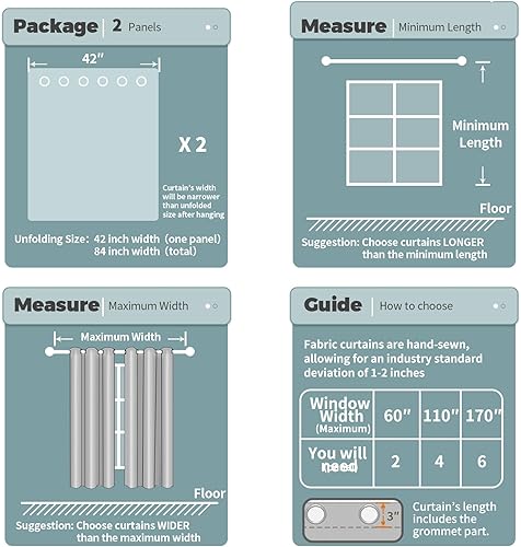 Miniatura 5 de BGment 2 paneles de cortinas traslúcidas blancas de 72 pulgadas de largo para sala de estar, cortinas traslúcidas bordadas filtrantes de luz de lino