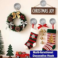 Vista 8 de Ganchos de Ventosa para Ducha, Ganchos de Toalla Removibles para Ventana de Baño Puerta de Vidrio Pared, Gancho de Bata de Baño Looafh para Colgar