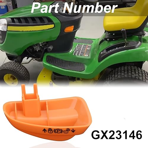 Miniatura 3 de GX23146 Pomo de freno de estacionamiento compatible con John D-eere D100, D105, D110, E100, E110, E120, E130, X105, X106, X115R, 107H, 107S, 92H,