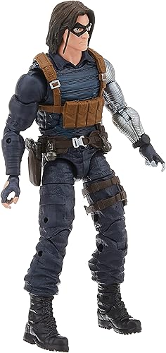 Miniatura 3 de Marvel Hasbro Black Widow Legends Series - Figura de acción coleccionable de soldado de invierno de 6 pulgadas, diseño premium, 2 accesorios, a