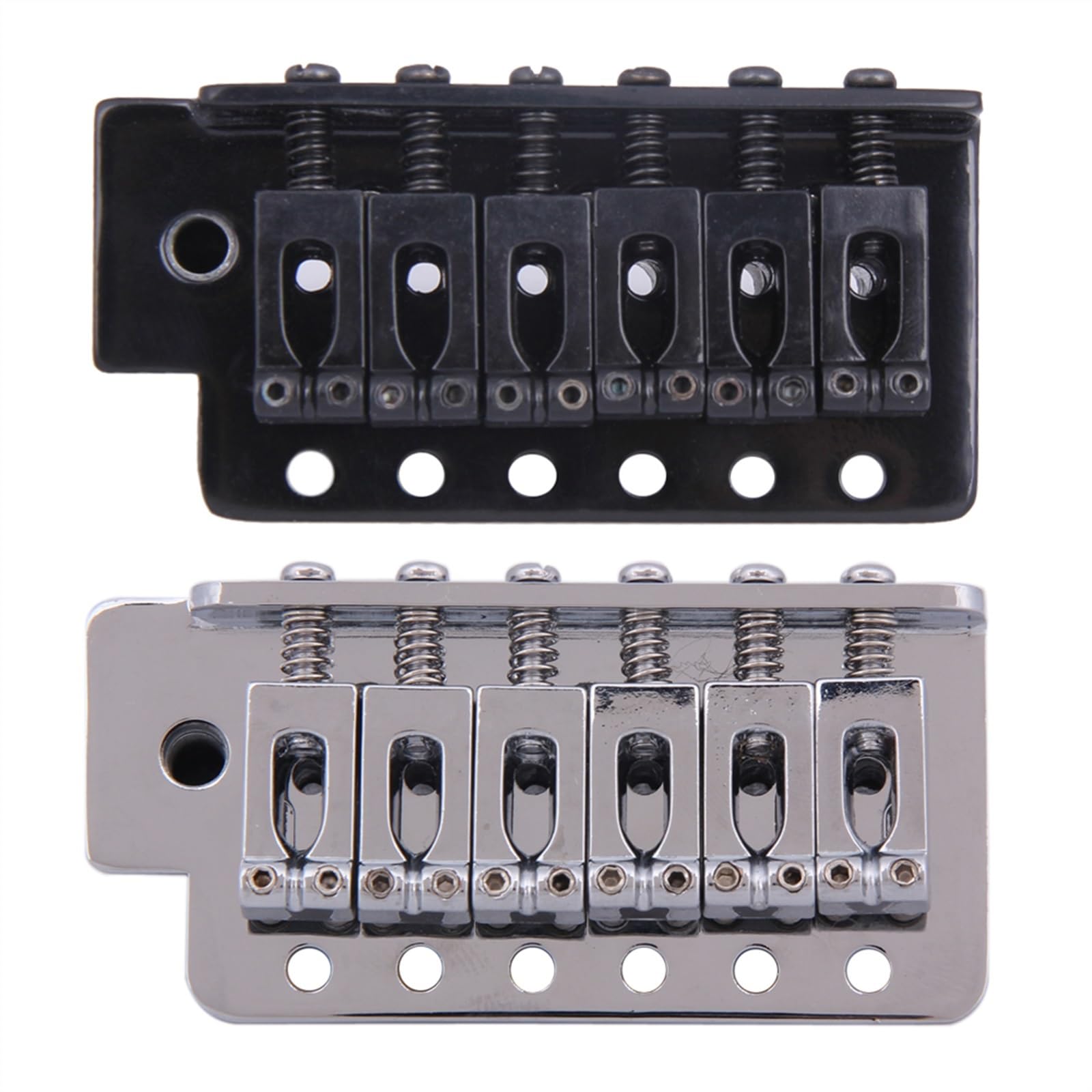 Juego De Puente Para Guitarra Eléctrica Juego De Puente Trémolo Para Piezas De Repuesto Estándar De Guitarra Eléctrica (Color : Black)