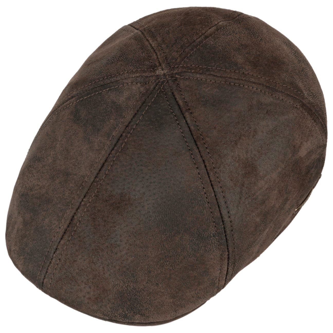 Stetson Cap Gatsby Texas Pig Skin Herren – Wintermützen mit Visier, Futter für Frühling und Sommer