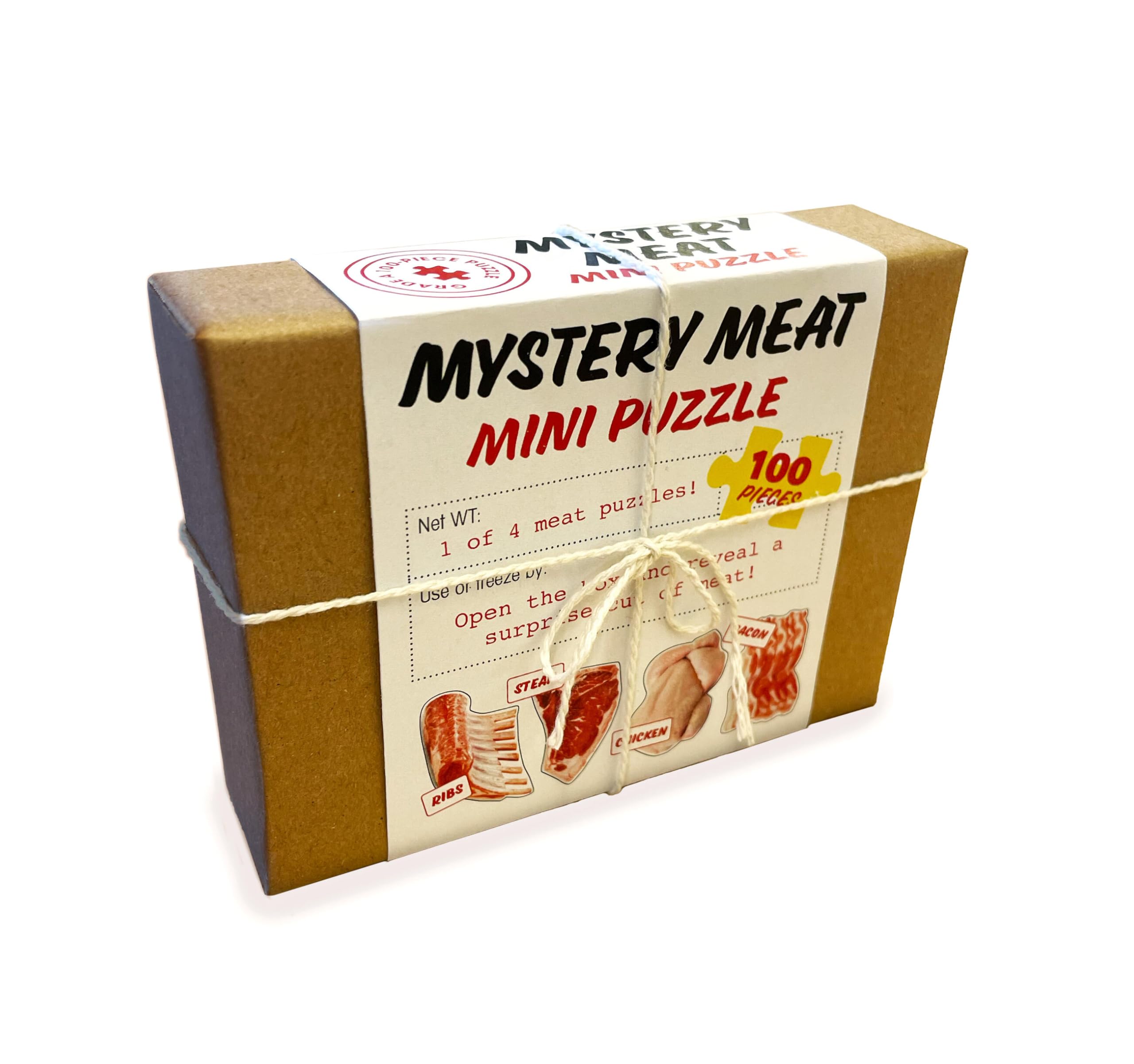 Amazon.com: Mystery Meat Mini Puzzle : Chronicle Books: Toys & Games