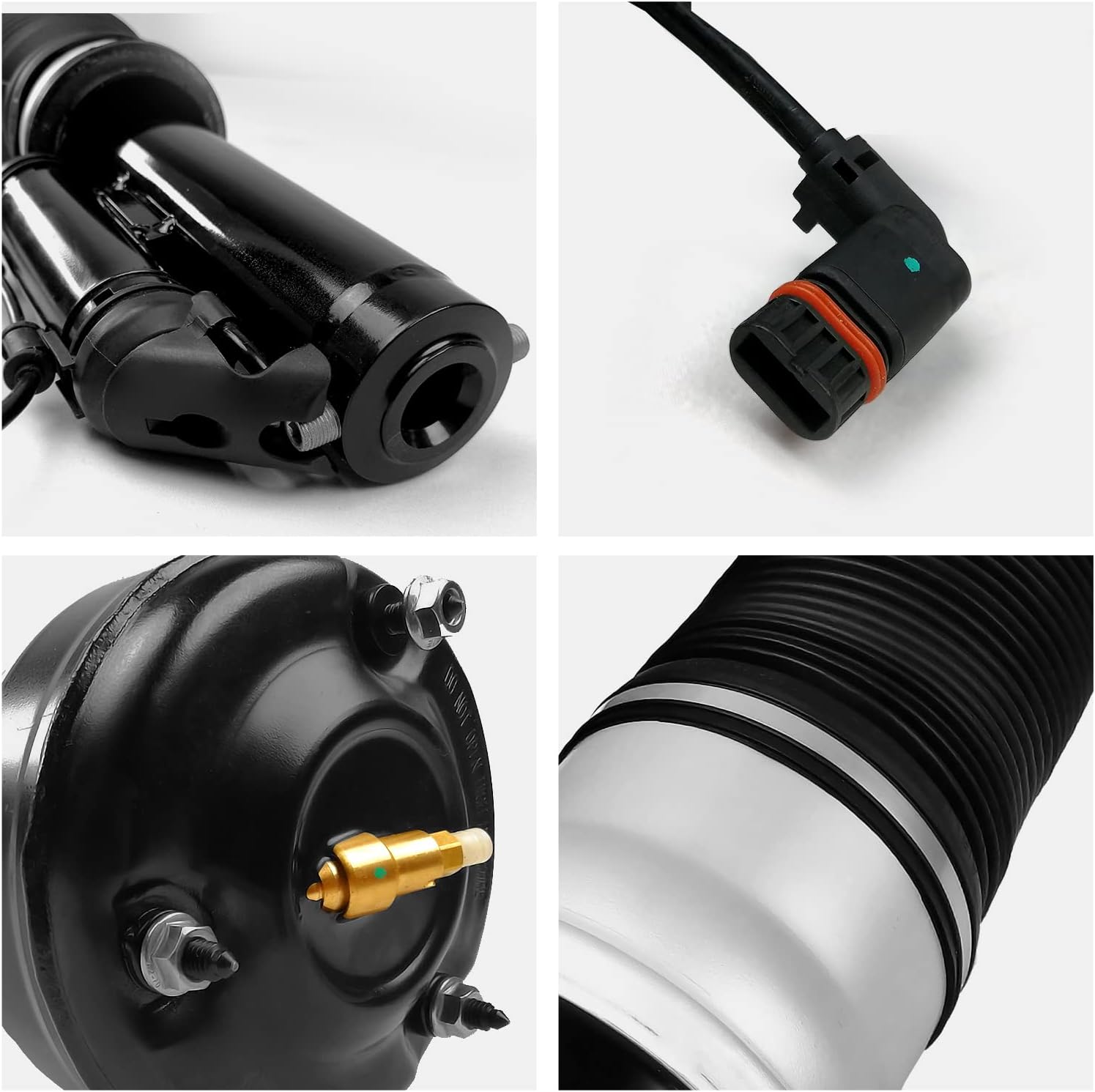 Front Air Strut Absorber Replacement Compatible with 1999-2006 Benz S600 S500 S430 S420 S350 S320 Air Suspension Absorber OEM Number Replace 2203202438, 2203205113