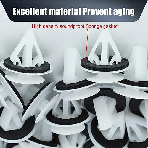 Miniatura 2 de Juego de 200 clips decorativos para panel de puerta de automóvil, hebilla de panel decorativo, repuesto de clip de nailon para automóvil, camión,