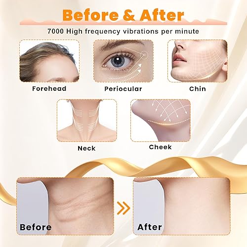 Miniatura 4 de Masajeador portátil de cuello y cara, herramienta de masaje facial multifuncional, masajeador de cuello facial LED de 7 colores para rutina de