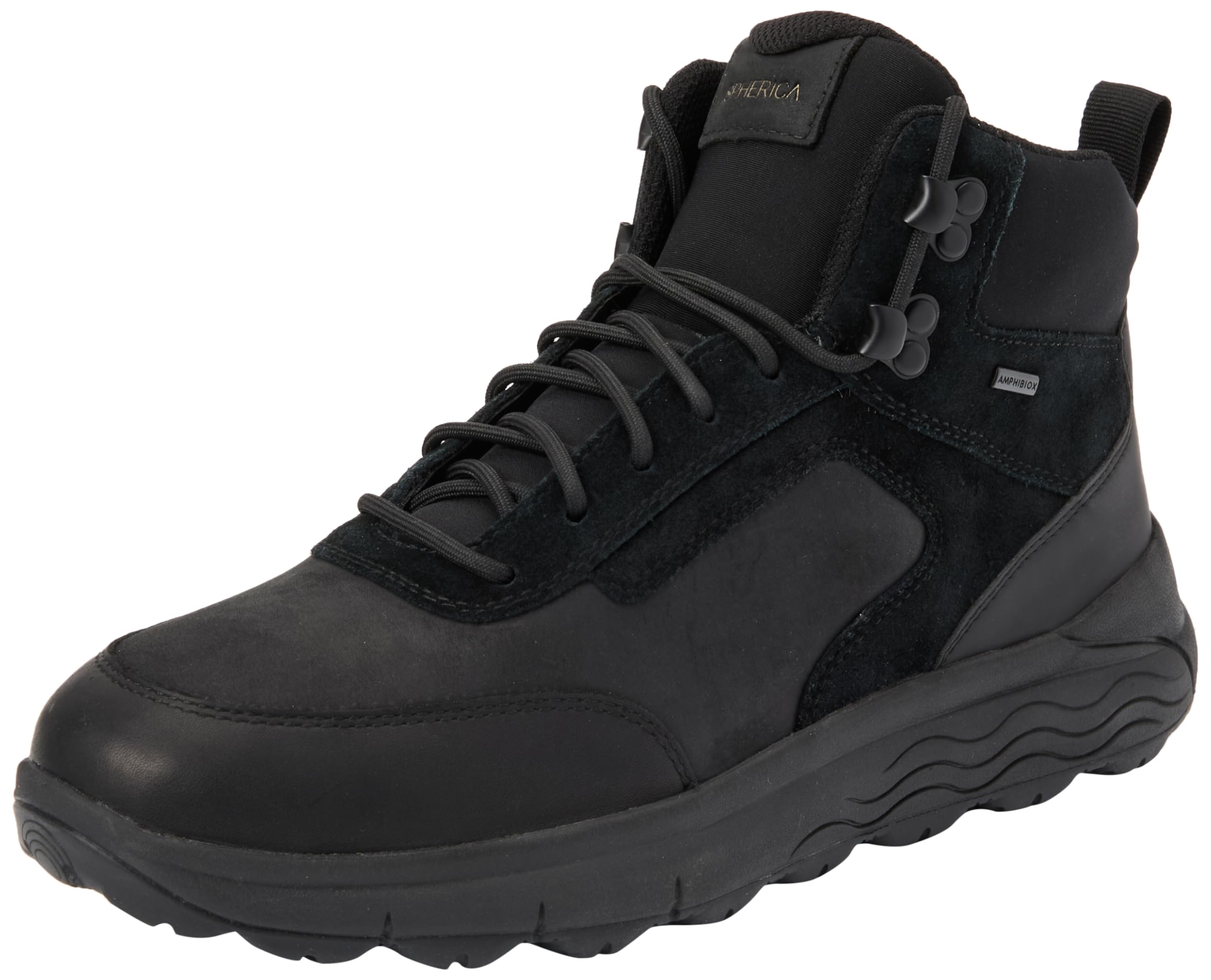 Geox U Spherica 4X4 B Abx, Scarpe Da Ginnastica Uomo, Nero I, 40 Eu-image