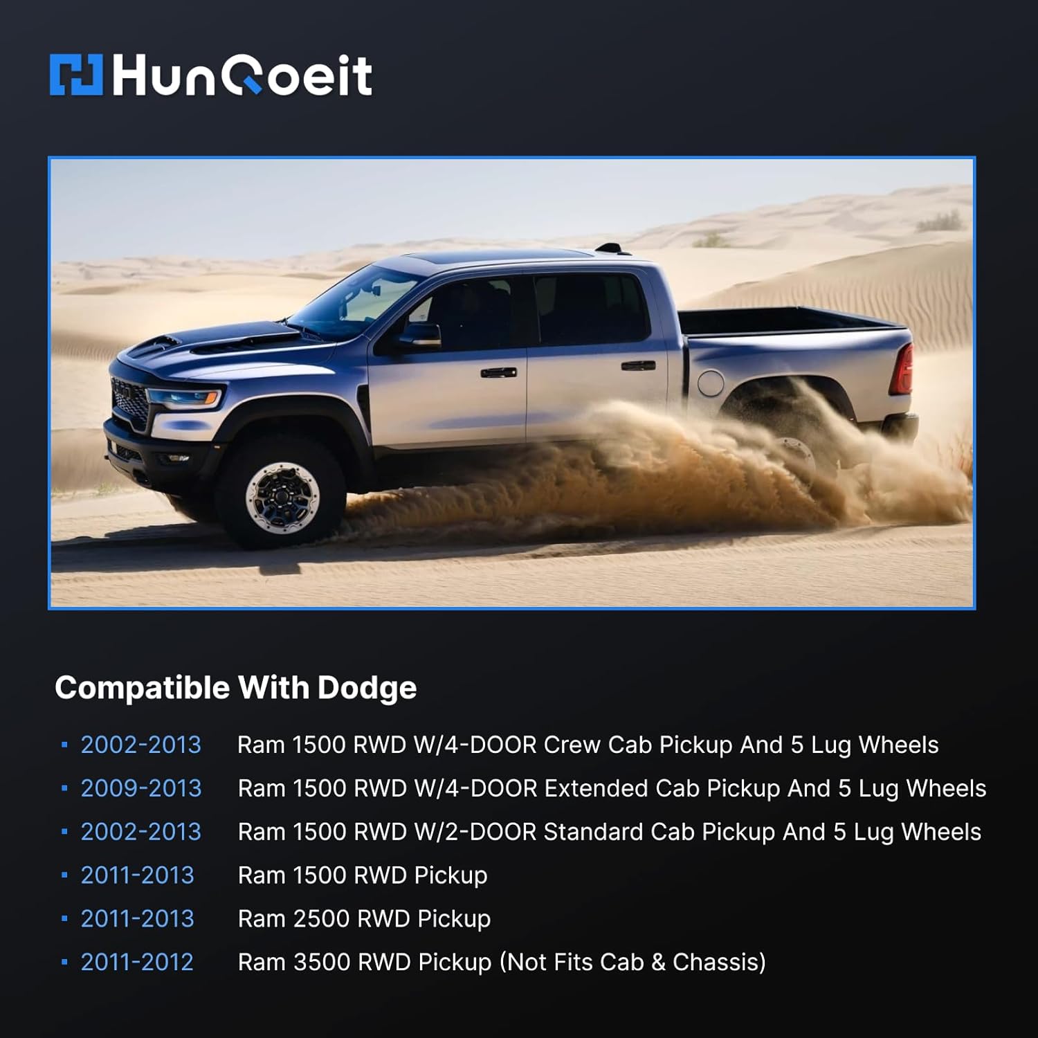 K7400 2Pcs Front Stabilizer Sway Bar End Links for Dodge 02-13 Ram 1500 RWD w/4/Ram 1500 RWD w/2, 09-13 Ram 1500 RWD, 11-13 Ram 1500 RWD Pickup/Ram 2500 RWD Pickup, 11-12 Ram 3500 RWD Pickup