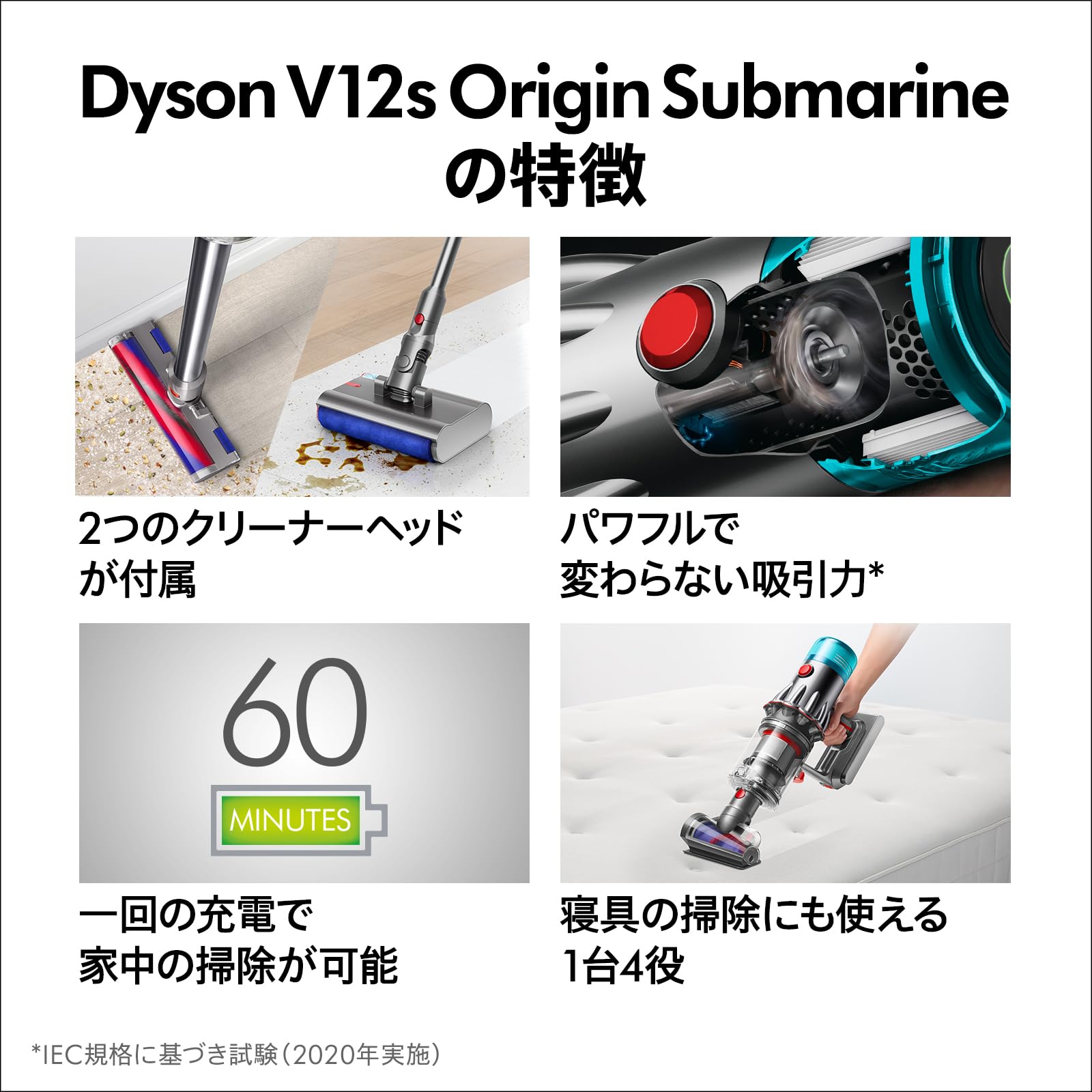 Amazon.co.jp: Dyson Vacuum Cleaner, Cordless Dyson V12s Origin