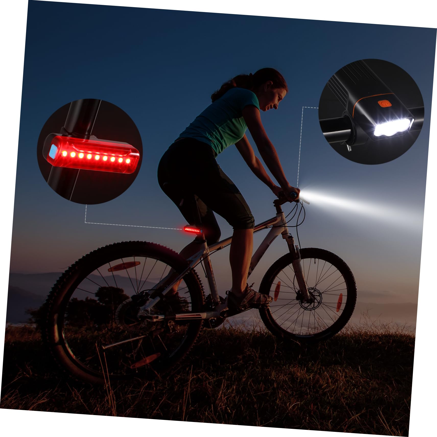 BESPORTBLE 1set per Ricaricabile LED Ad Luminosità Facile Installazione modalità Illuminazione per Notturno