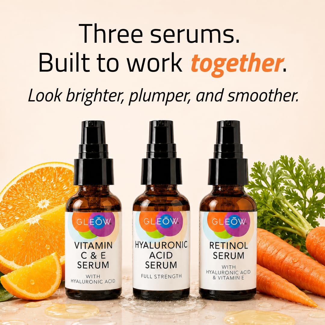 Oferta wprowadzająca – serum z retinolem do twarzy – serum do twarzy z witaminą C z kwasem hialuronowym do twarzy, serum przeciwstarzeniowe z retinolem, serum z witaminą C do twarzy, świecące serum do