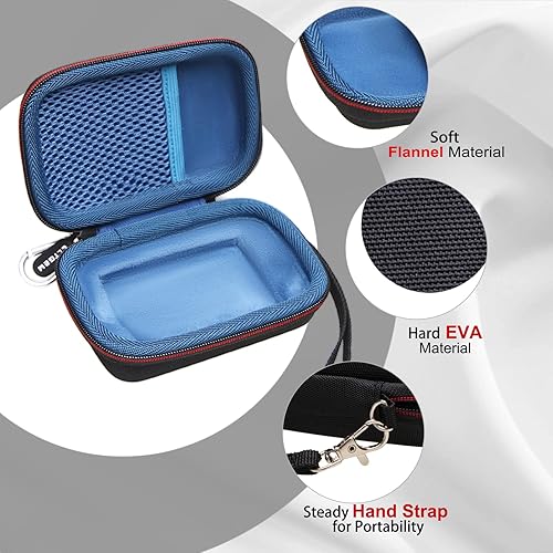 Vista 28 de LTGEM - Carcasa rígida compatible con unidad de estado sólido SSD portátil Samsung T7 Shield T9, color blanco 2. Exterior blanco+interior gris